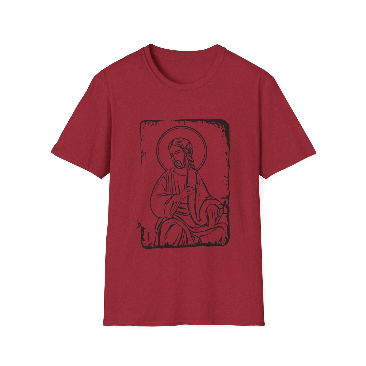 Orthodox Icon Men's Tshirt (Black Logo) - Sweet Baby Jeez Teez