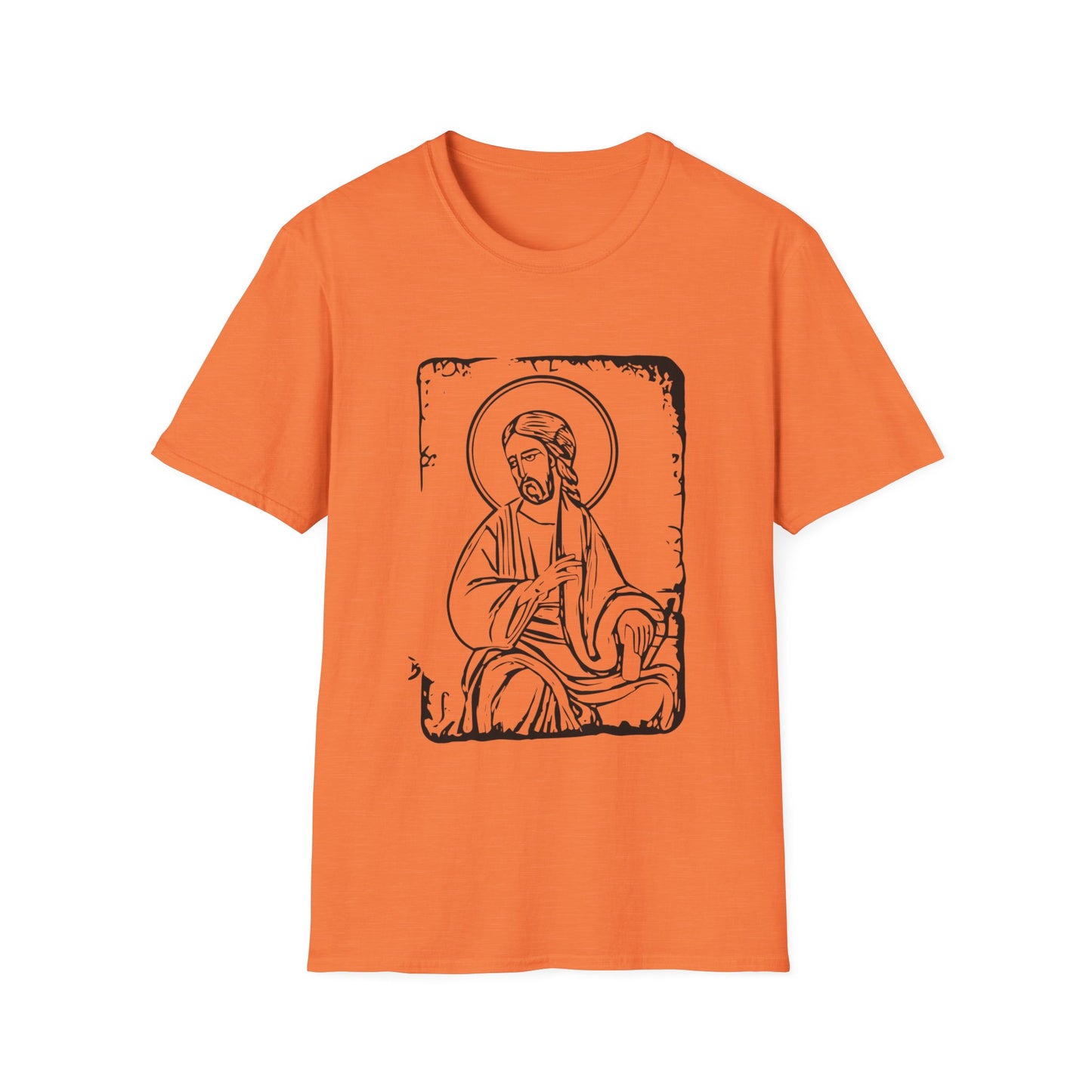 Orthodox Icon Men's Tshirt (Black Logo) - Sweet Baby Jeez Teez