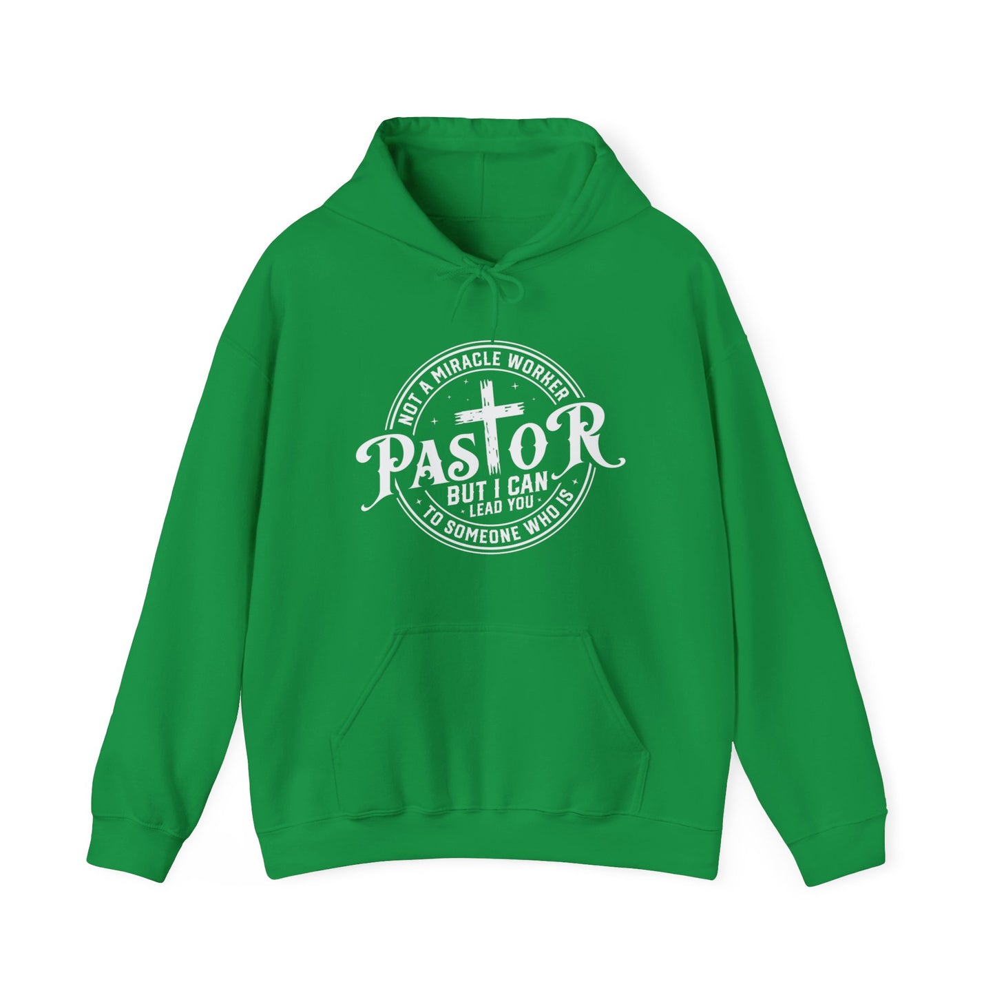 Pastor Women's Relaxed Hooded Sweatshirt (White Logo) - Sweet Baby Jeez Teez