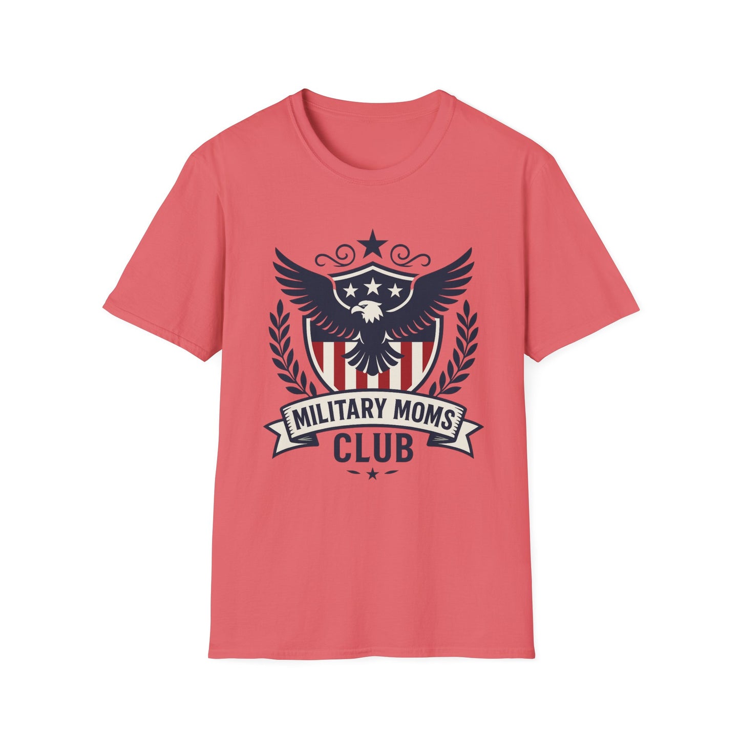 Military Moms Club Women's Relaxed Tshirt (Crest Logo) - Sweet Baby Jeez Teez