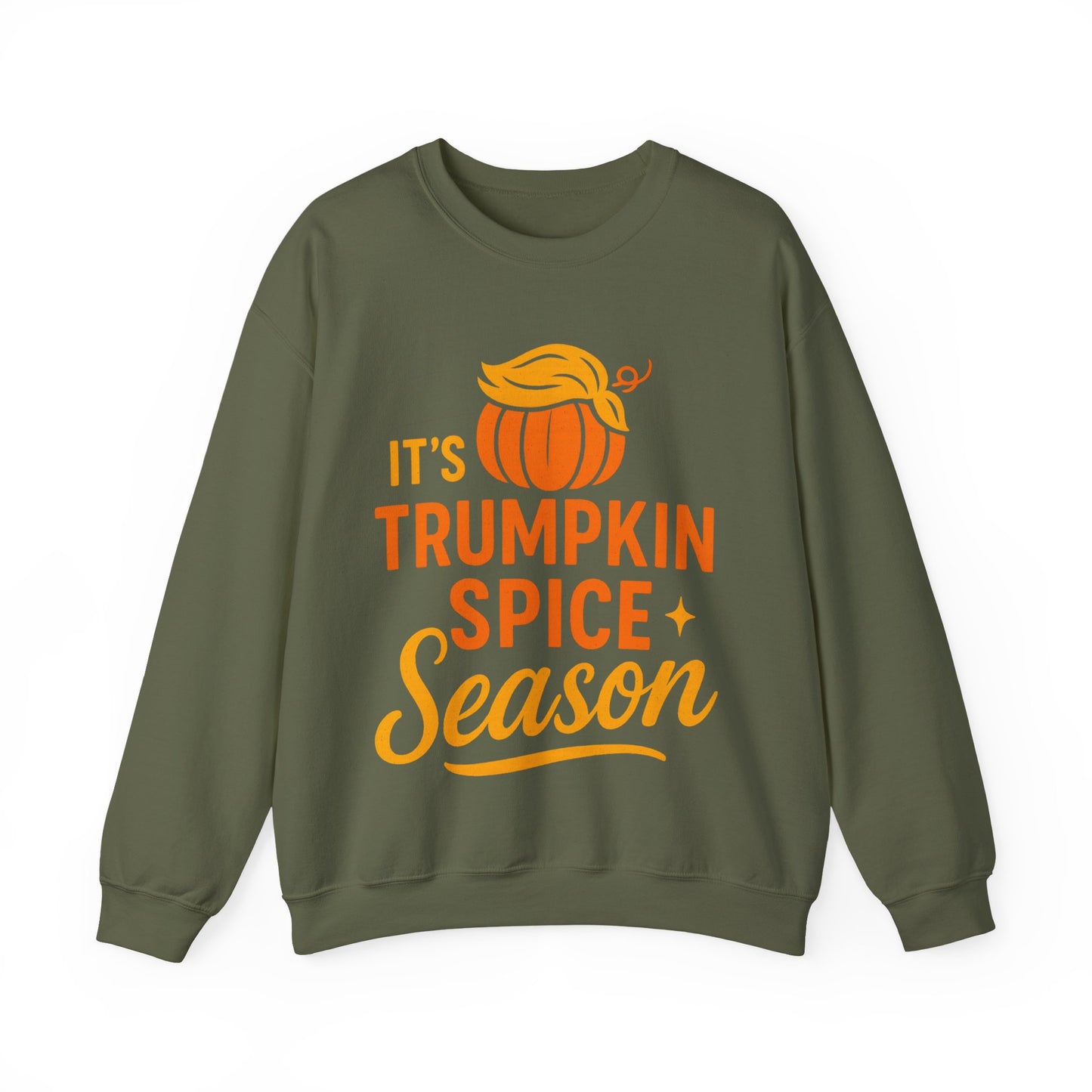 TRUMP-kin Spice Unisex Cozy Sweatshirt (Pumpkin Logo)