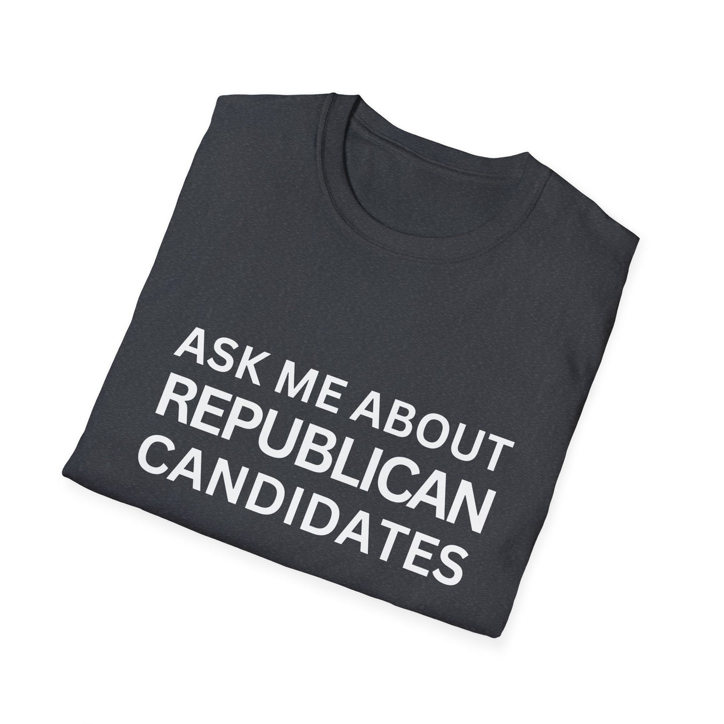 Ask Me Unisex Relaxed Tshirt (White Logo) - Sweet Baby Jeez Teez