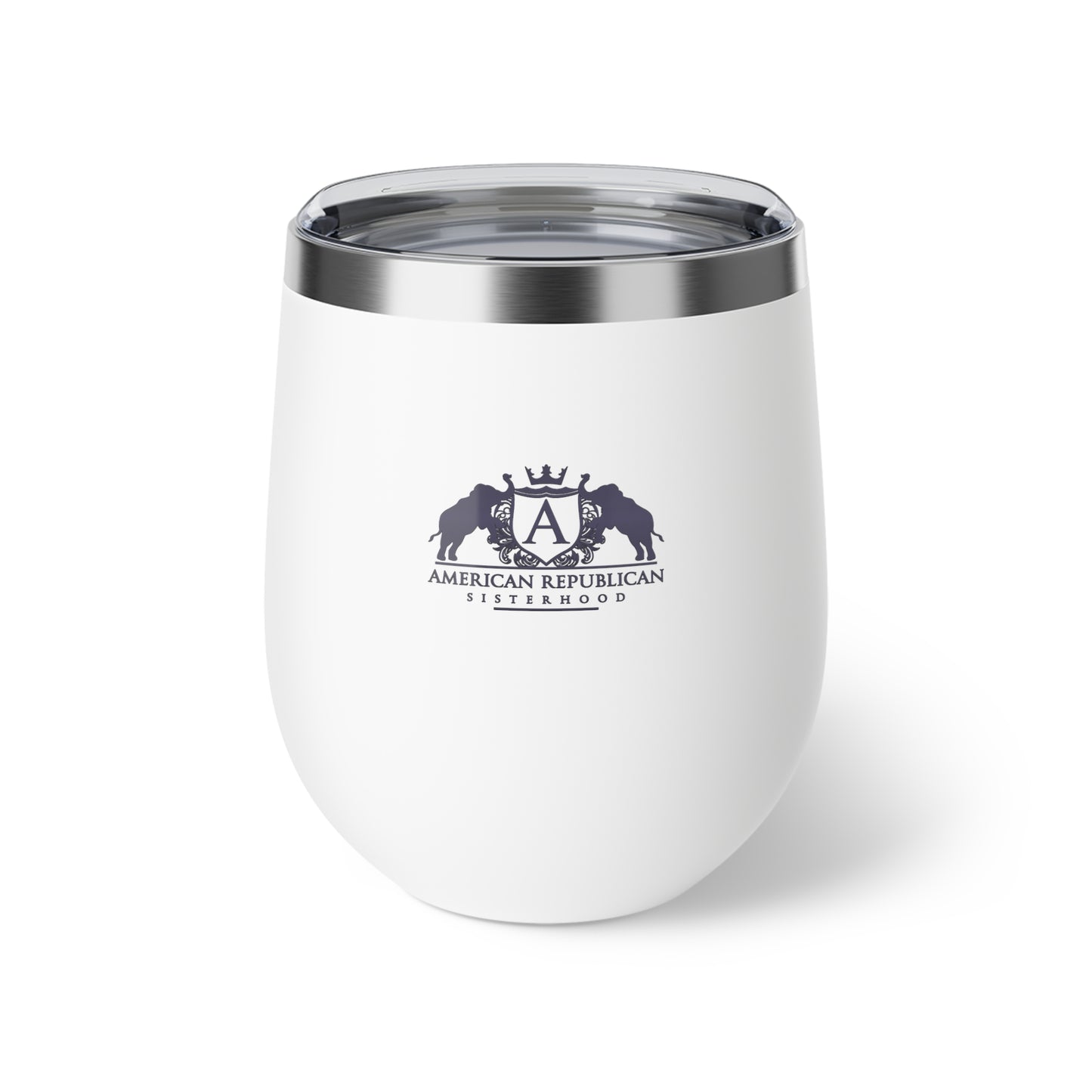 ARS Black Plum Logo Copper Vacuum Insulated Cup, 12oz - Sweet Baby Jeez Teez