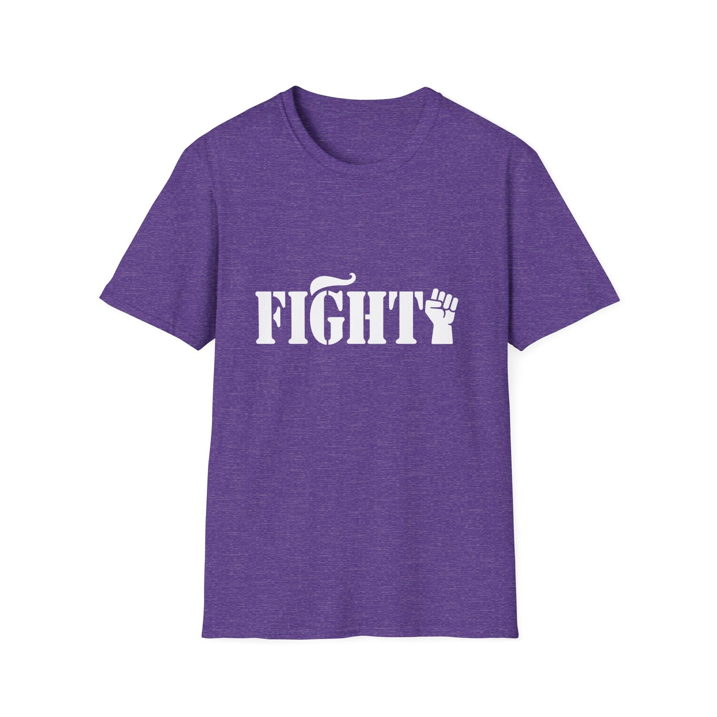 Fight Women's Relaxed/Plus Tshirt (White Fist Logo) - Sweet Baby Jeez Teez