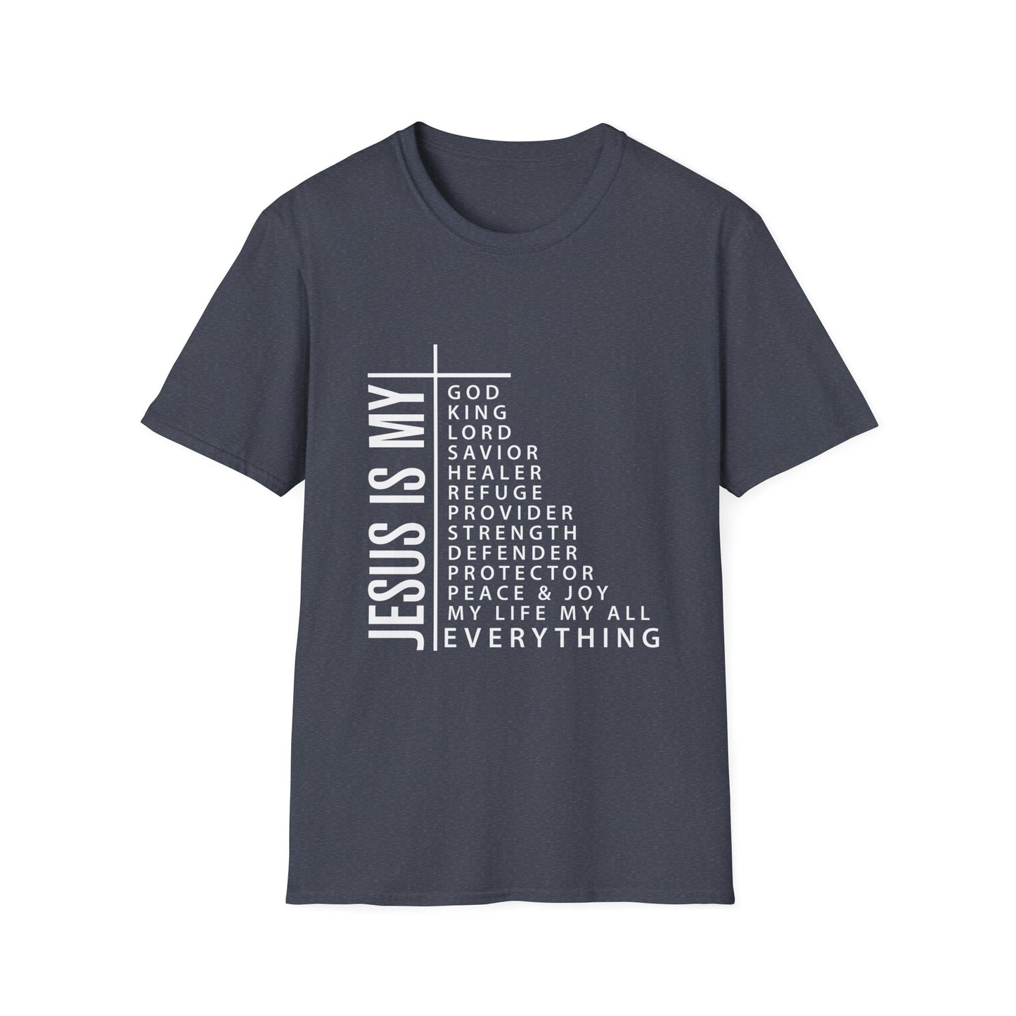 Jesus is My Women's Relaxed/Plus Tshirt (White Logo) - Sweet Baby Jeez Teez