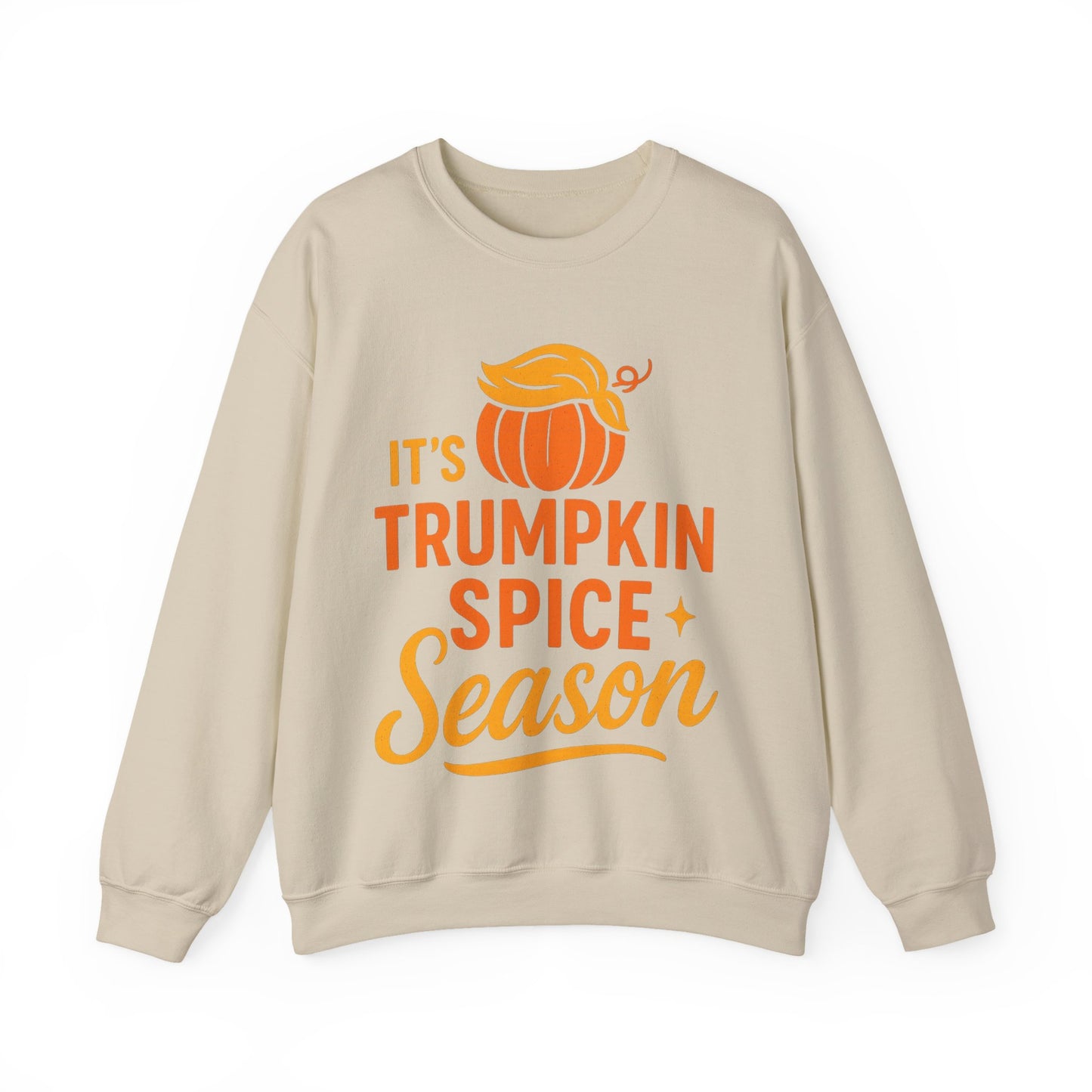TRUMP-kin Spice Unisex Cozy Sweatshirt (Pumpkin Logo)
