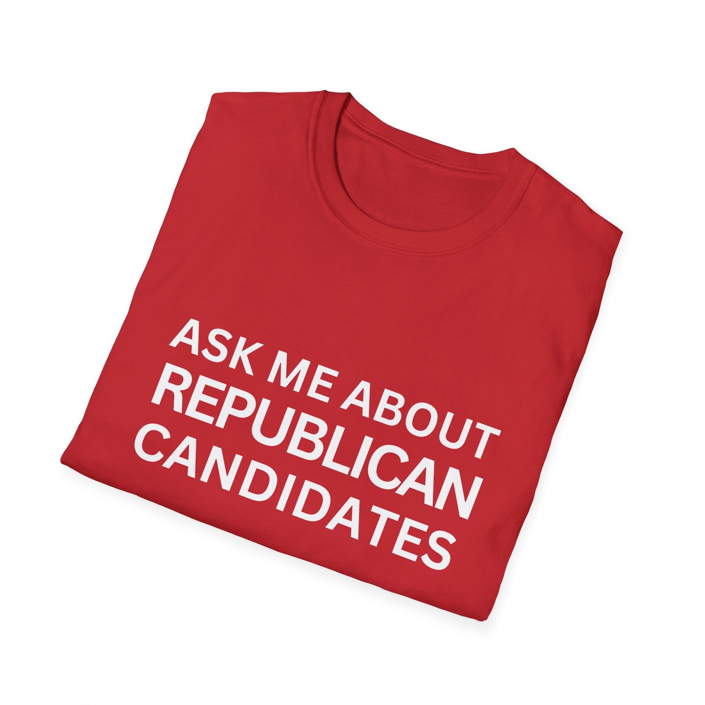 Ask Me Unisex Relaxed Tshirt (White Logo) - Sweet Baby Jeez Teez