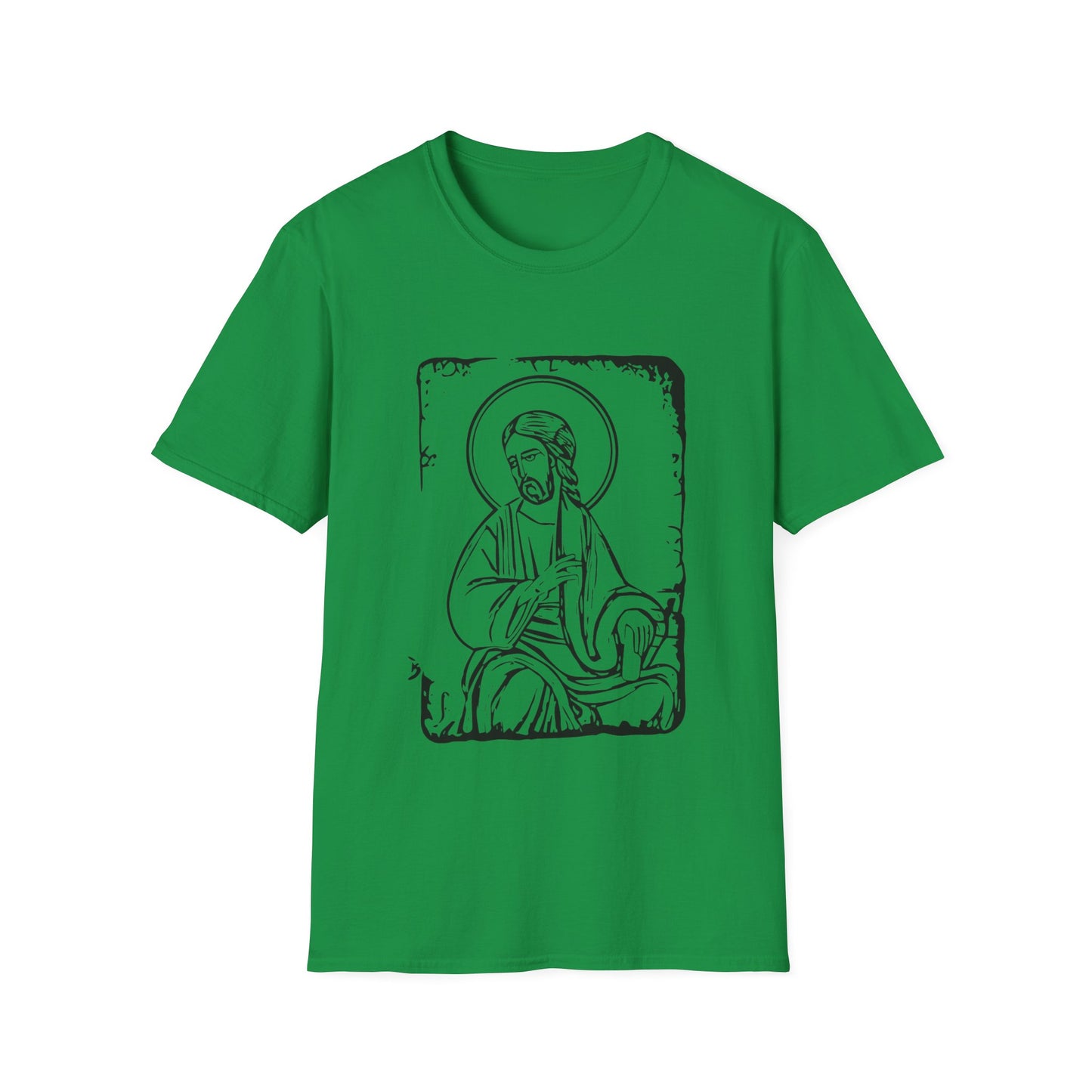 Orthodox Icon Men's Tshirt (Black Logo) - Sweet Baby Jeez Teez