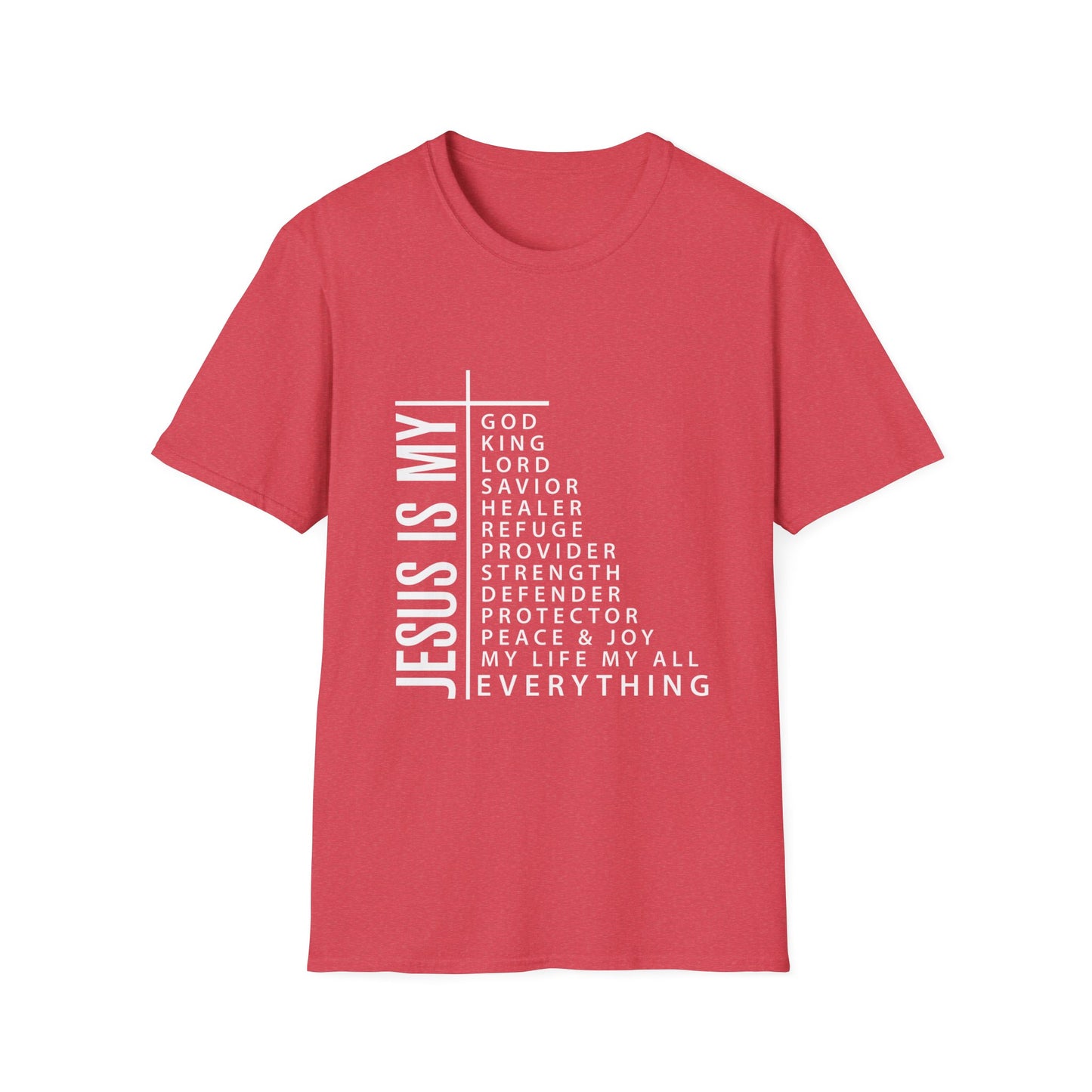 Jesus is My Women's Relaxed/Plus Tshirt (White Logo) - Sweet Baby Jeez Teez