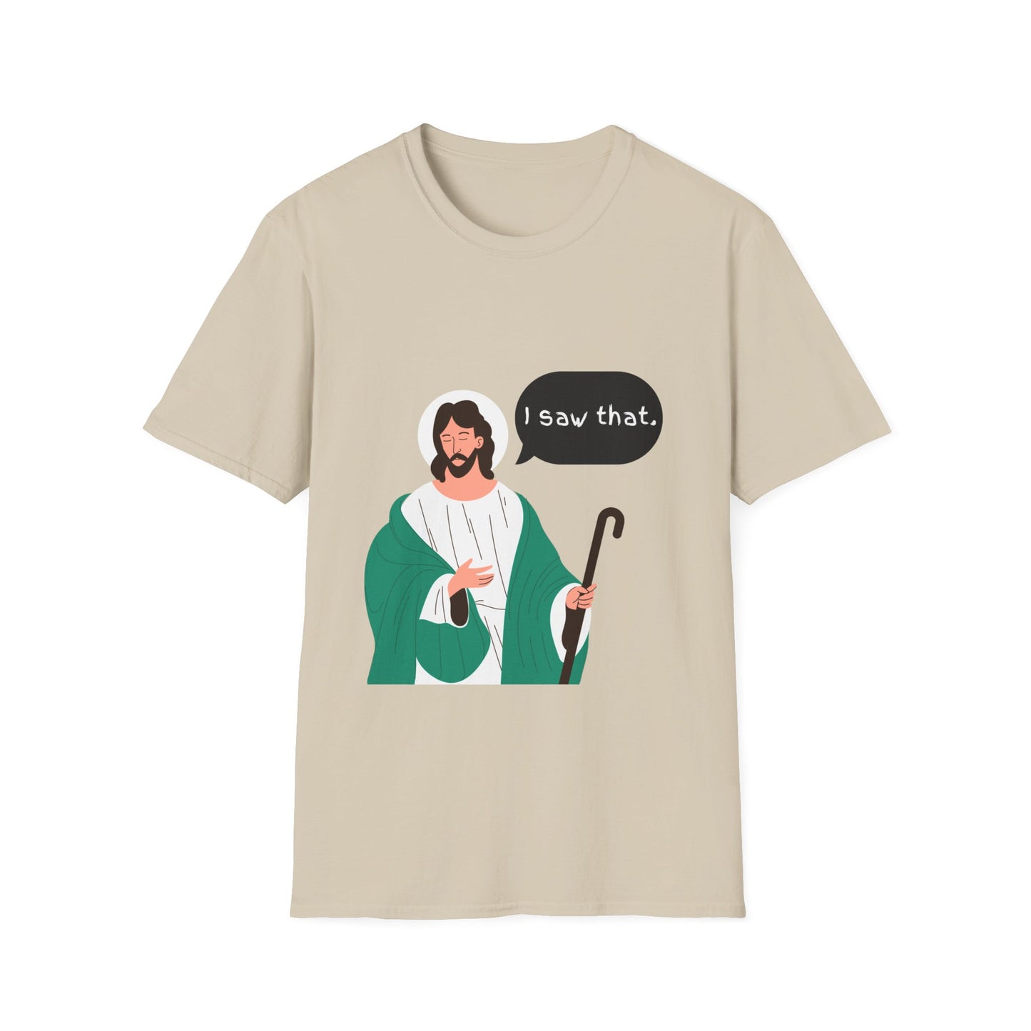 I Saw That Women's Relaxed/Plus Tshirt (Cartoon Logo) - Sweet Baby Jeez Teez