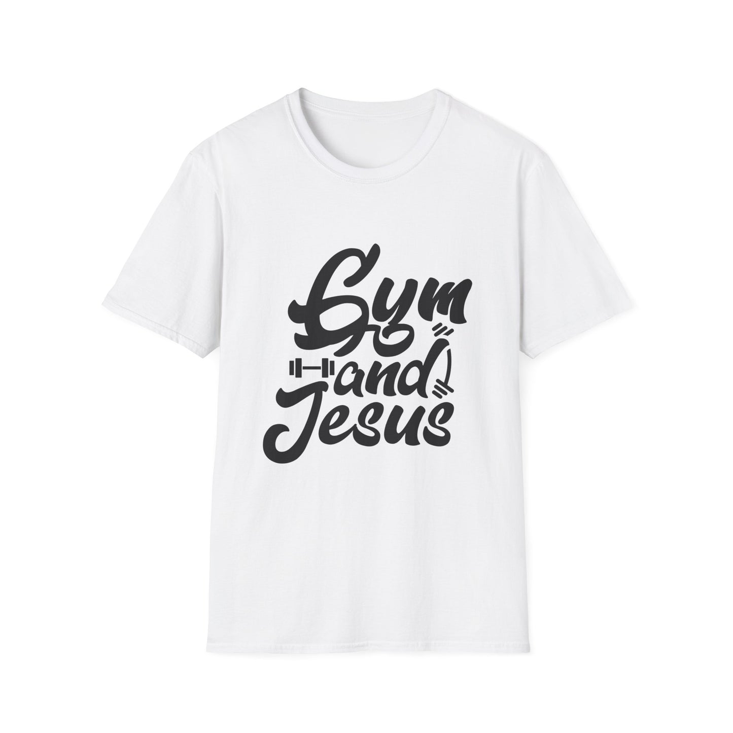 Gym and Jesus Women's Relaxed/Plus Tshirt (Black Logo) - Sweet Baby Jeez Teez