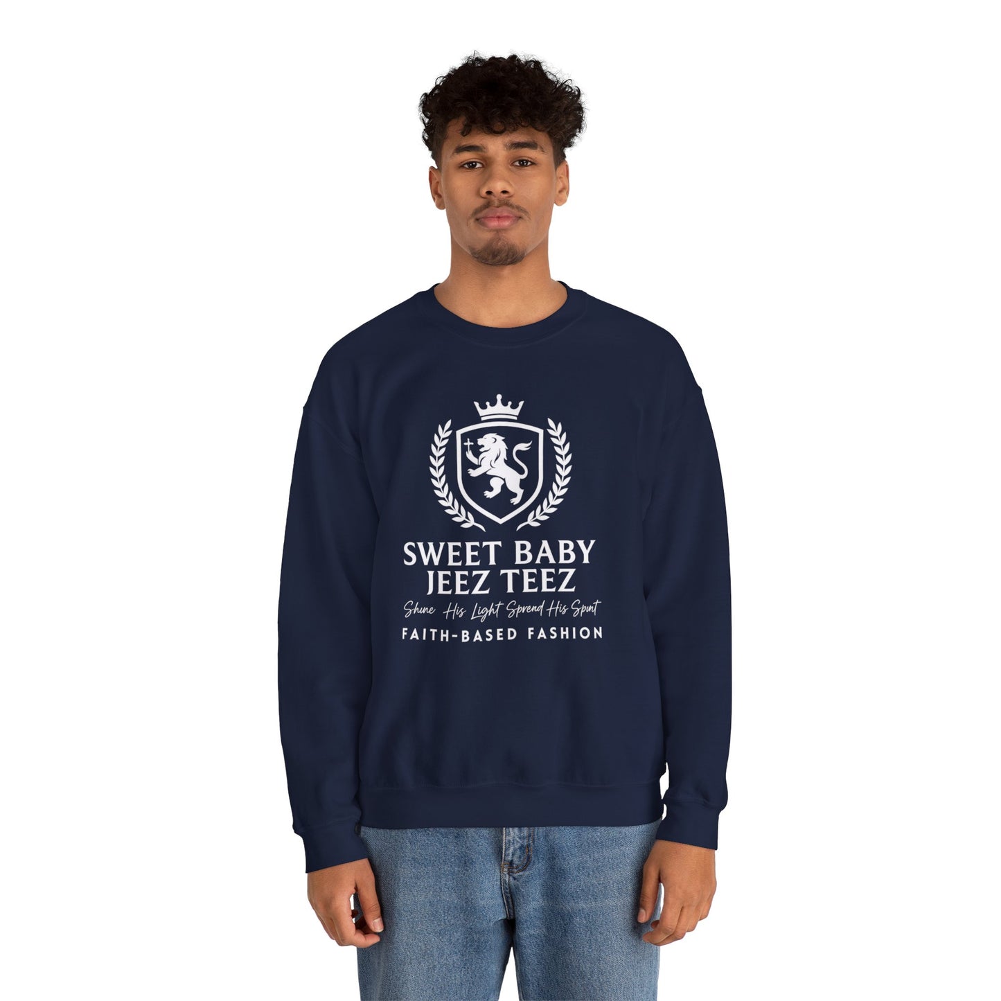 Sweet Baby Jeez Teez Faith-Based Fashion Sweatshirt