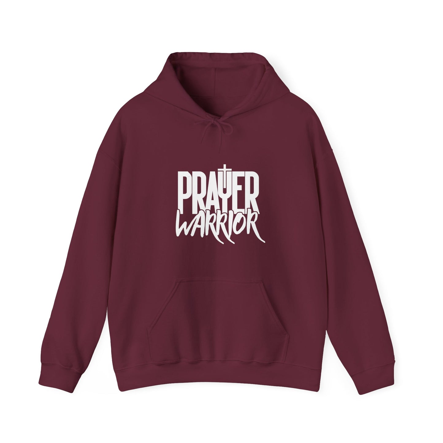 Prayer Warrior Men's Sweatshirt (White Logo) - Sweet Baby Jeez Teez