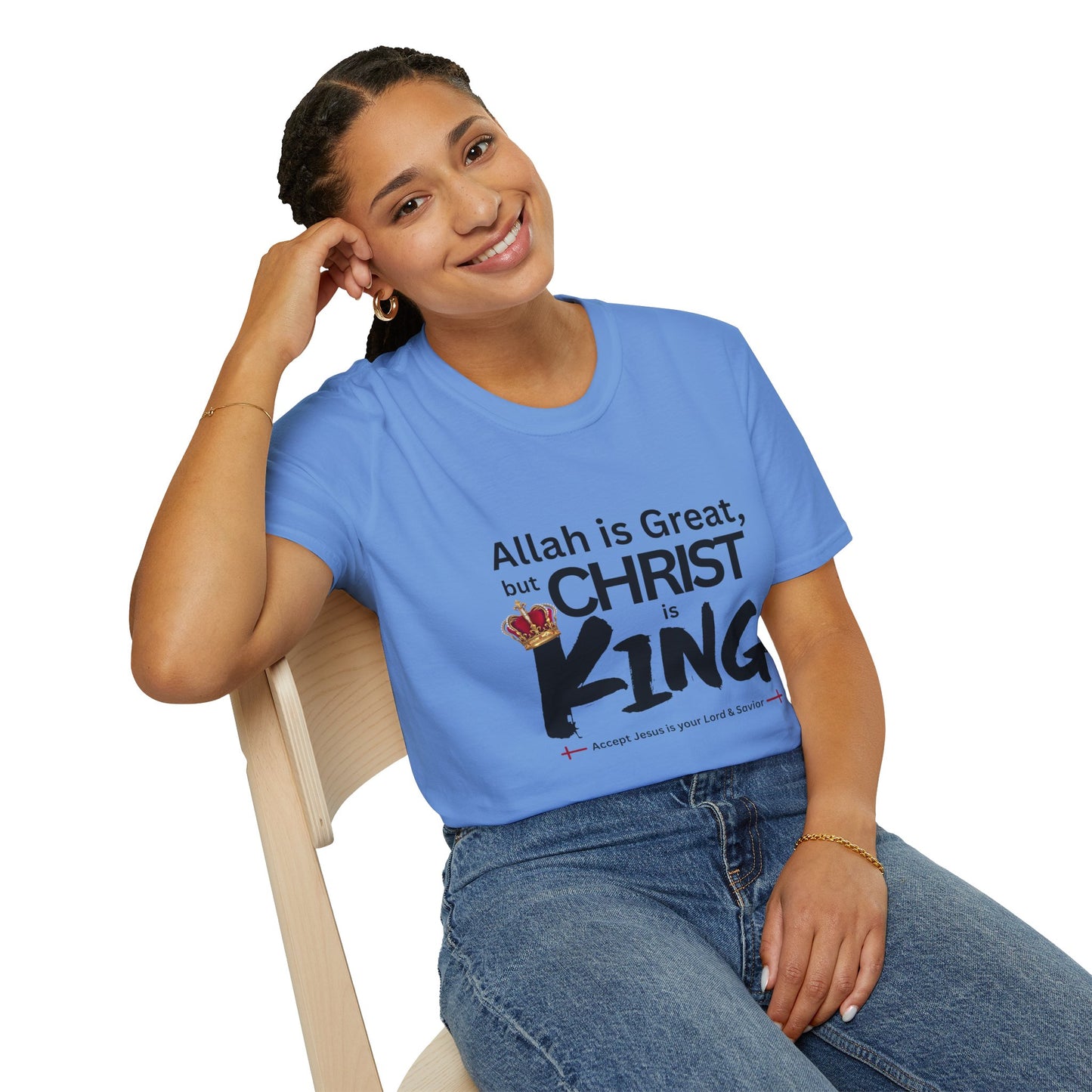 Christ is King Unisex T-shirt (Great Logo) - Sweet Baby Jeez Teez