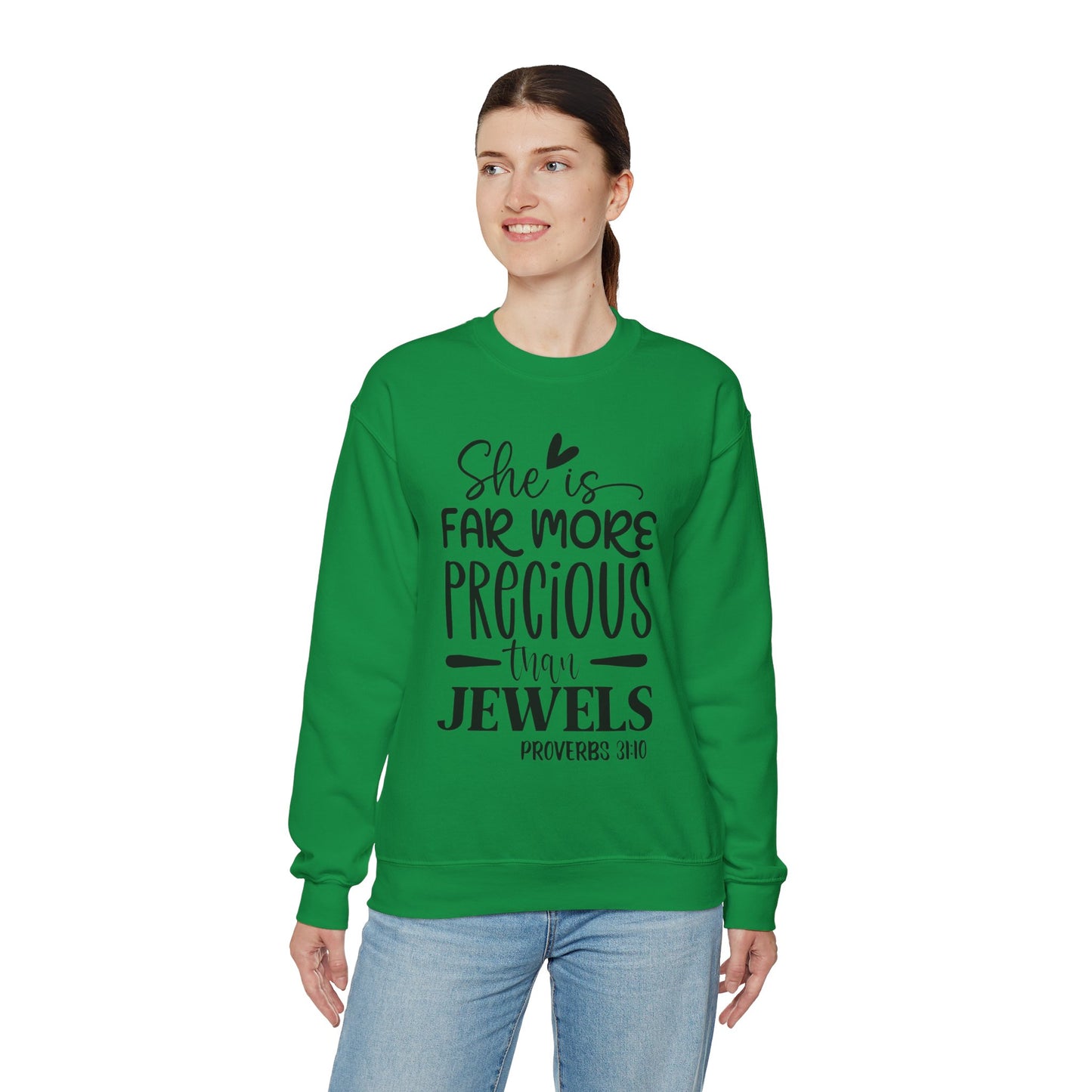 Far More Precious Women's Relaxed Sweatshirt - Sweet Baby Jeez Teez