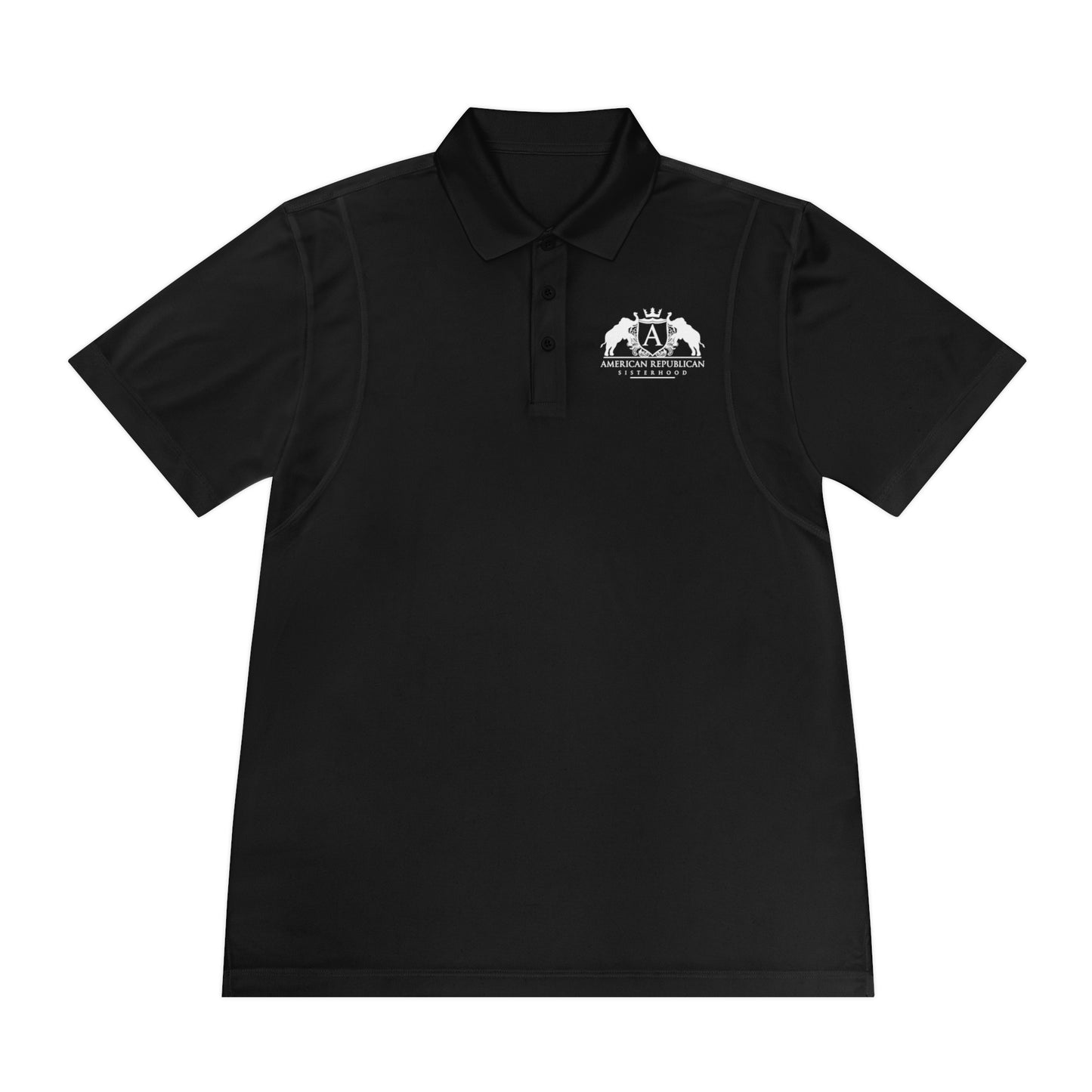 ARS Logo Women's Relaxed/Plus Polo Shirt (White Logo) - Sweet Baby Jeez Teez