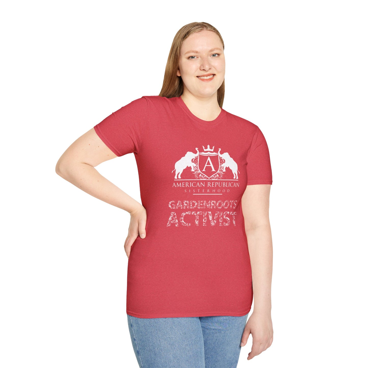 Gardenroots Activist Women's Relaxed/Plus Tshirt (ARS White Logo) - Sweet Baby Jeez Teez