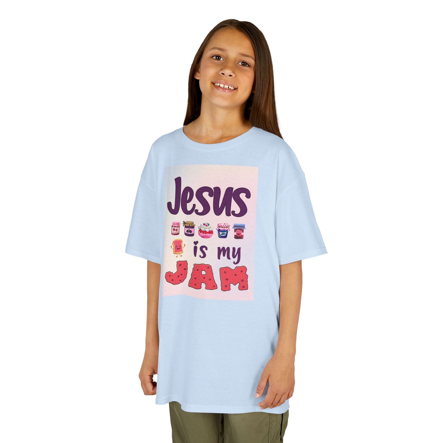 "Jesus is my Jam" Kid's Tshirt (Rainbow Logo) - Sweet Baby Jeez Teez
