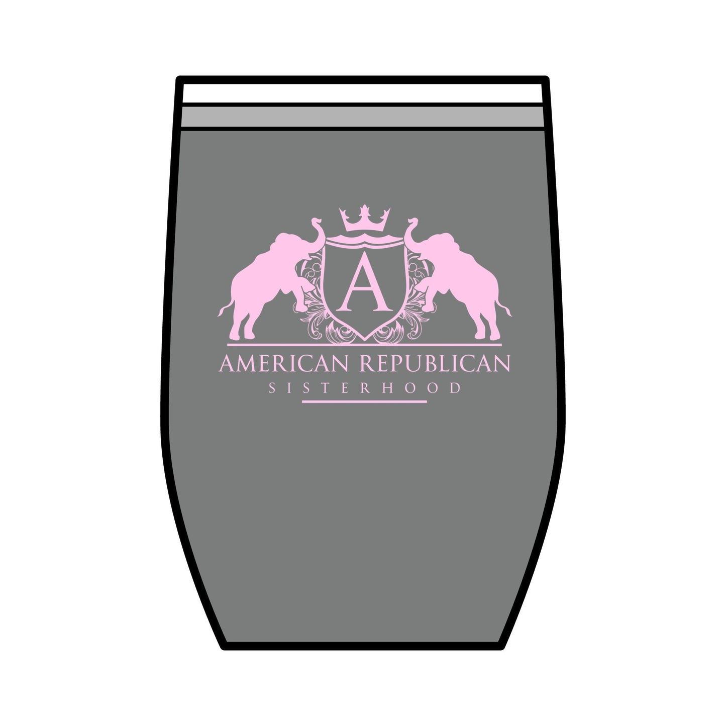 ARS Baby Pink Logo Insulated Tumbler, 20oz