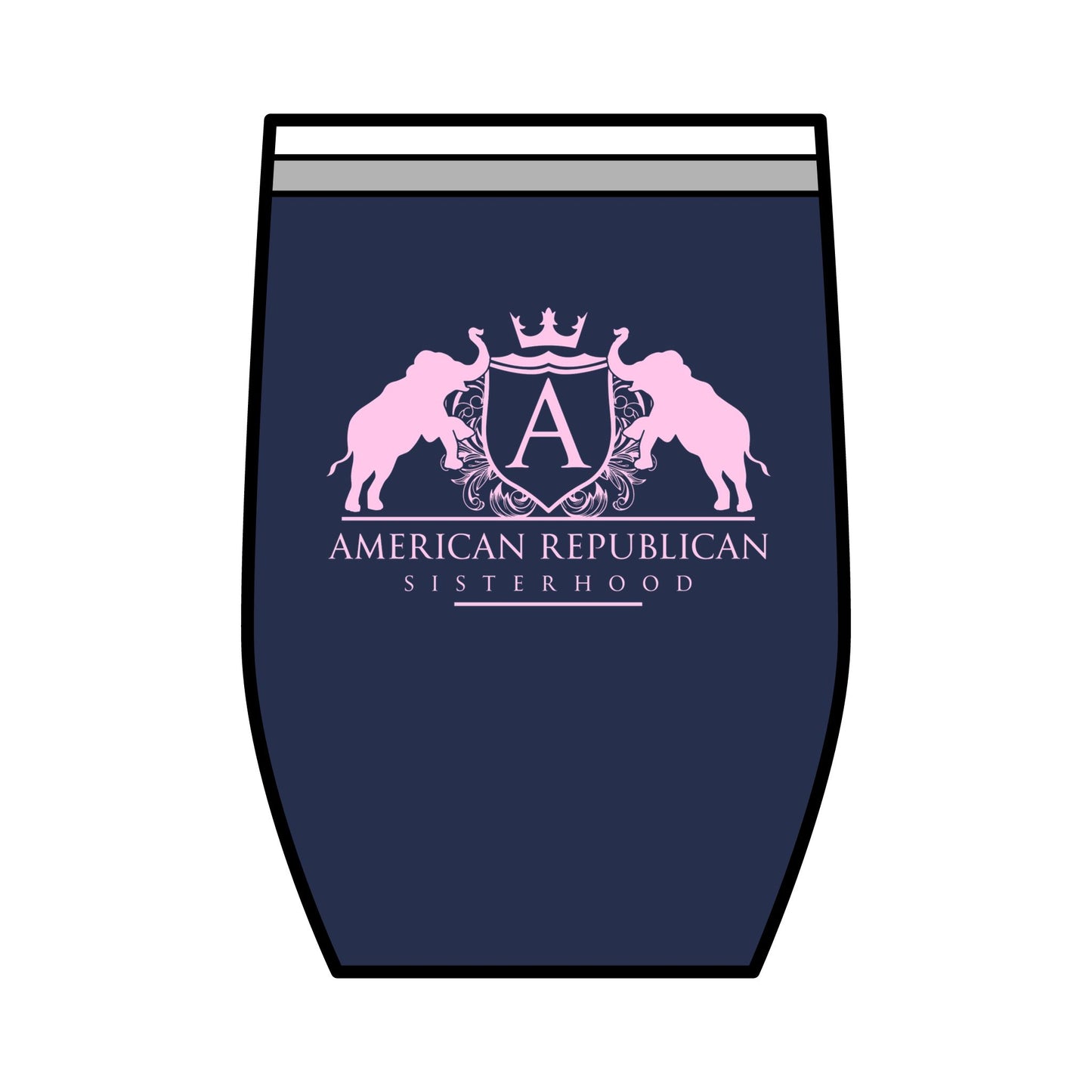 ARS Baby Pink Logo Insulated Tumbler, 20oz