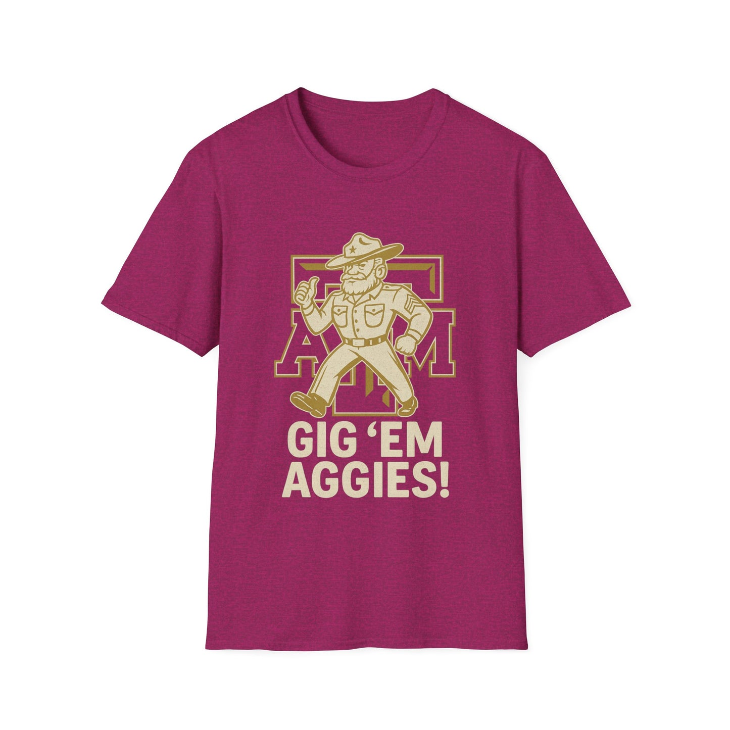 Gig 'Em Aggies Texas A&M Unisex Softstyle T-Shirt - Sweet Baby Jeez Teez