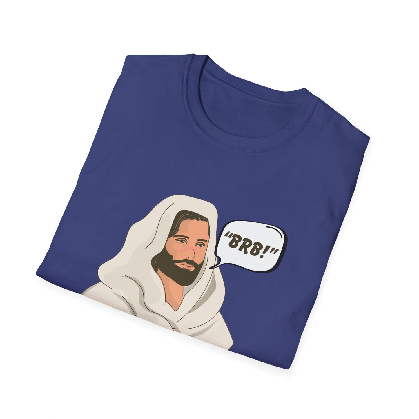 "BRB" Men's Tshirt (Cartoon Logo) - Sweet Baby Jeez Teez