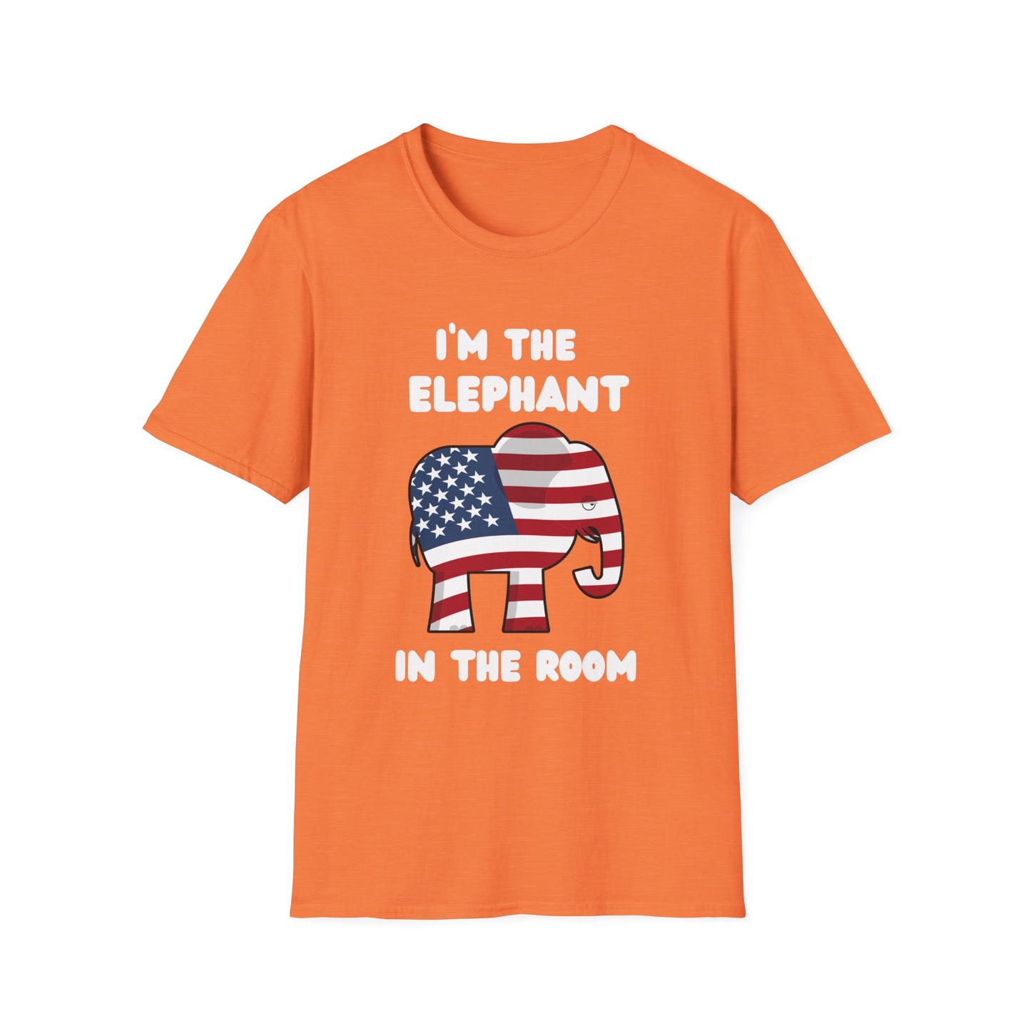 Elephant in Room Cartoon Women's Relaxed/Plus Tshirt (White Logo) - Sweet Baby Jeez Teez