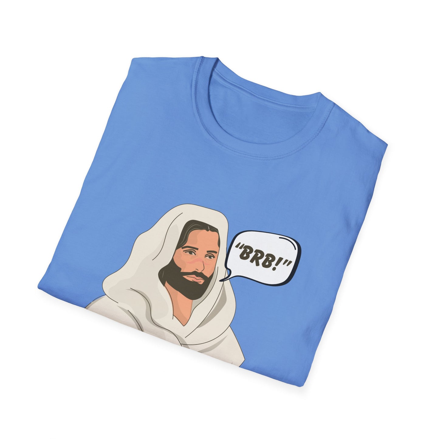 "BRB" Men's Tshirt (Cartoon Logo) - Sweet Baby Jeez Teez
