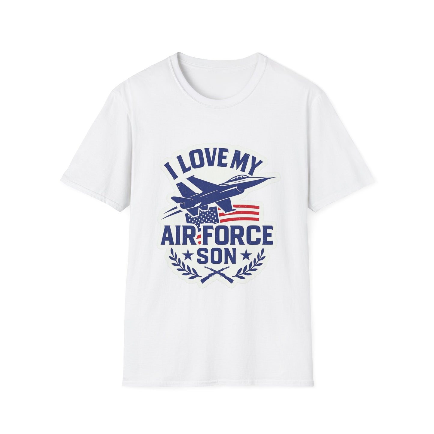 "I Love My Air Force Son" Military Patriotic Softstyle T-Shirt