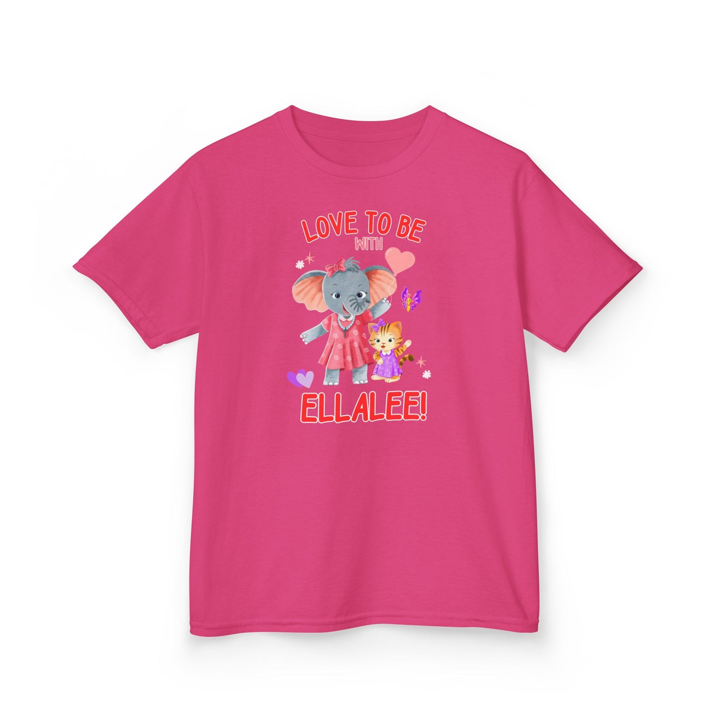 Ellalee the Elephant (TM), Love to be with Ellalee Kids Tshirt