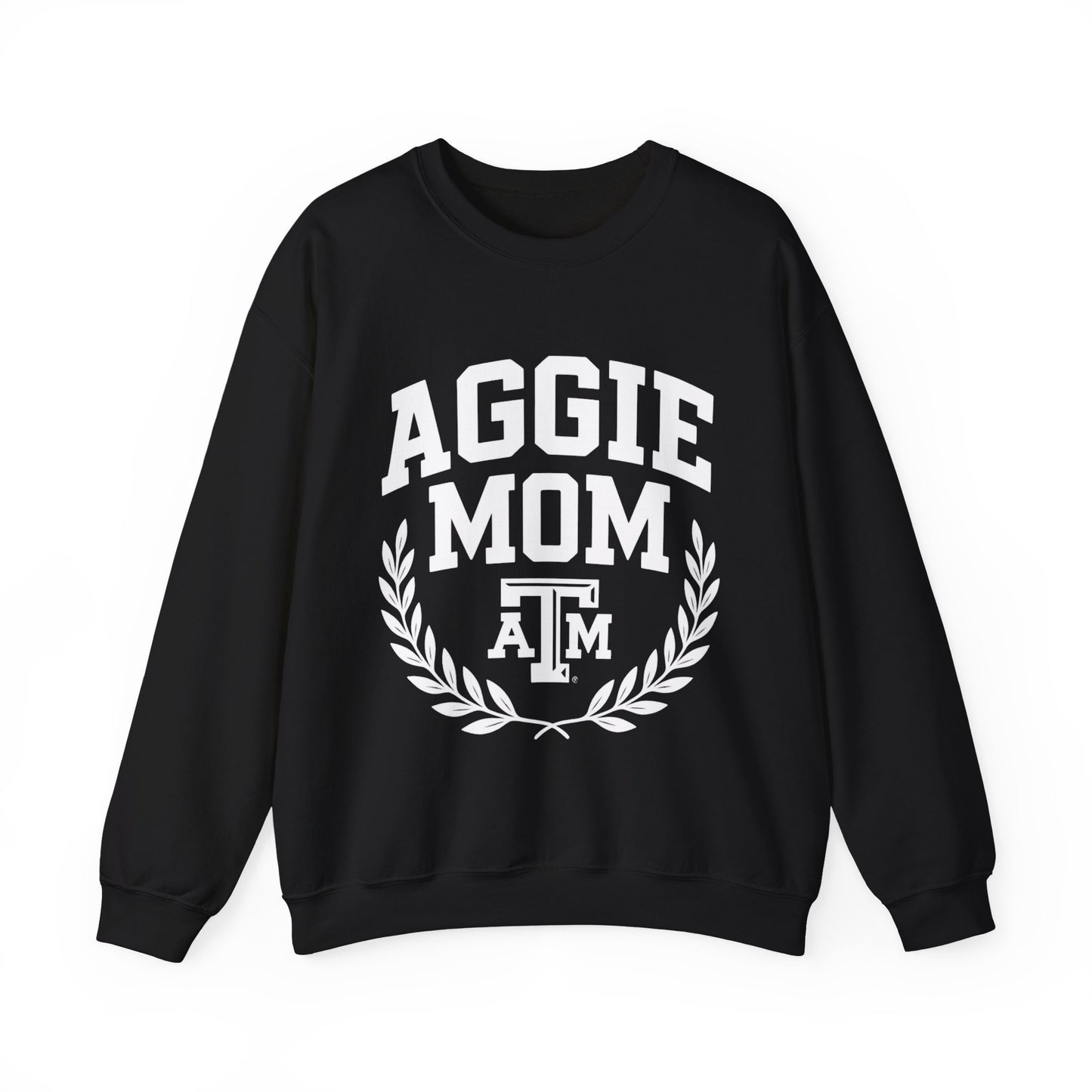 Aggie Mom Texas A&M Cozy Women's Crewneck Sweatshirt - Sweet Baby Jeez Teez