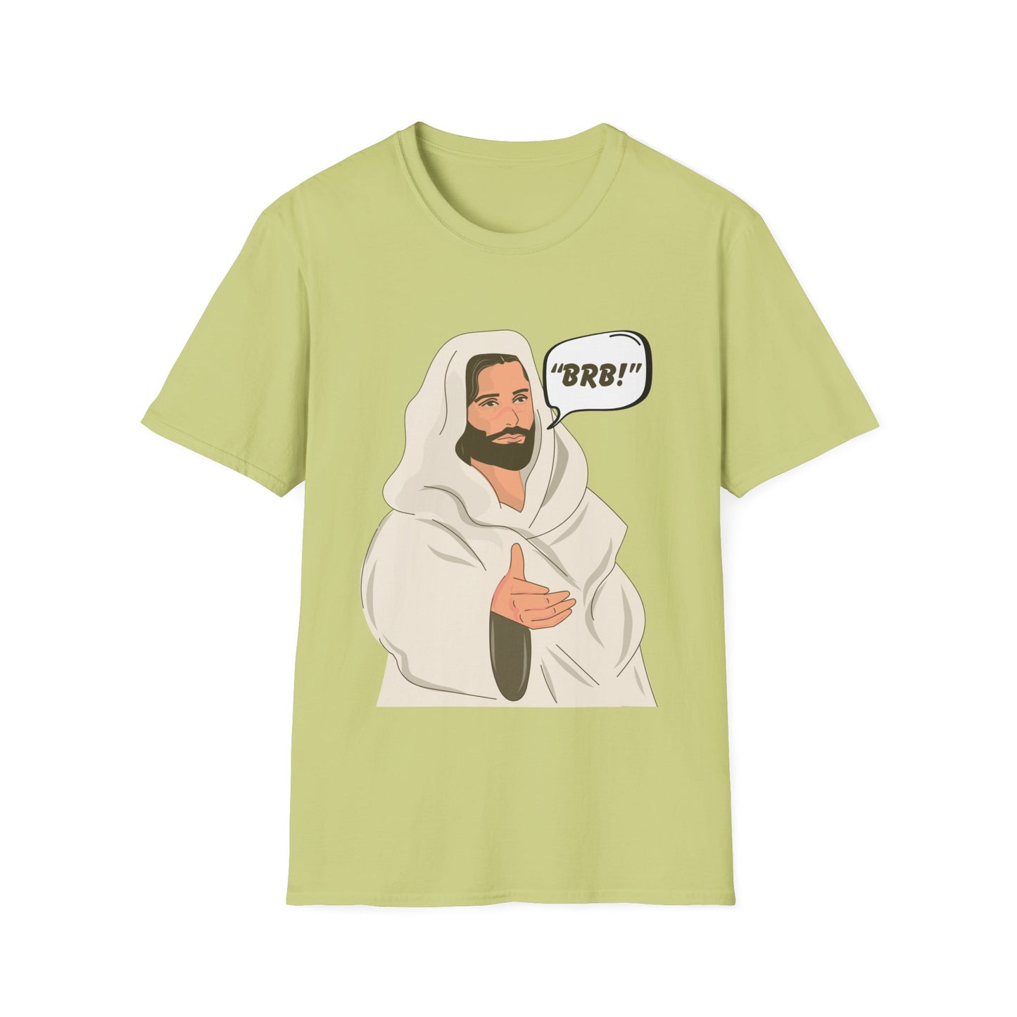 "BRB" Be Right Back Women's Relaxed/Plus Tshirt (Cartoon Logo) - Sweet Baby Jeez Teez