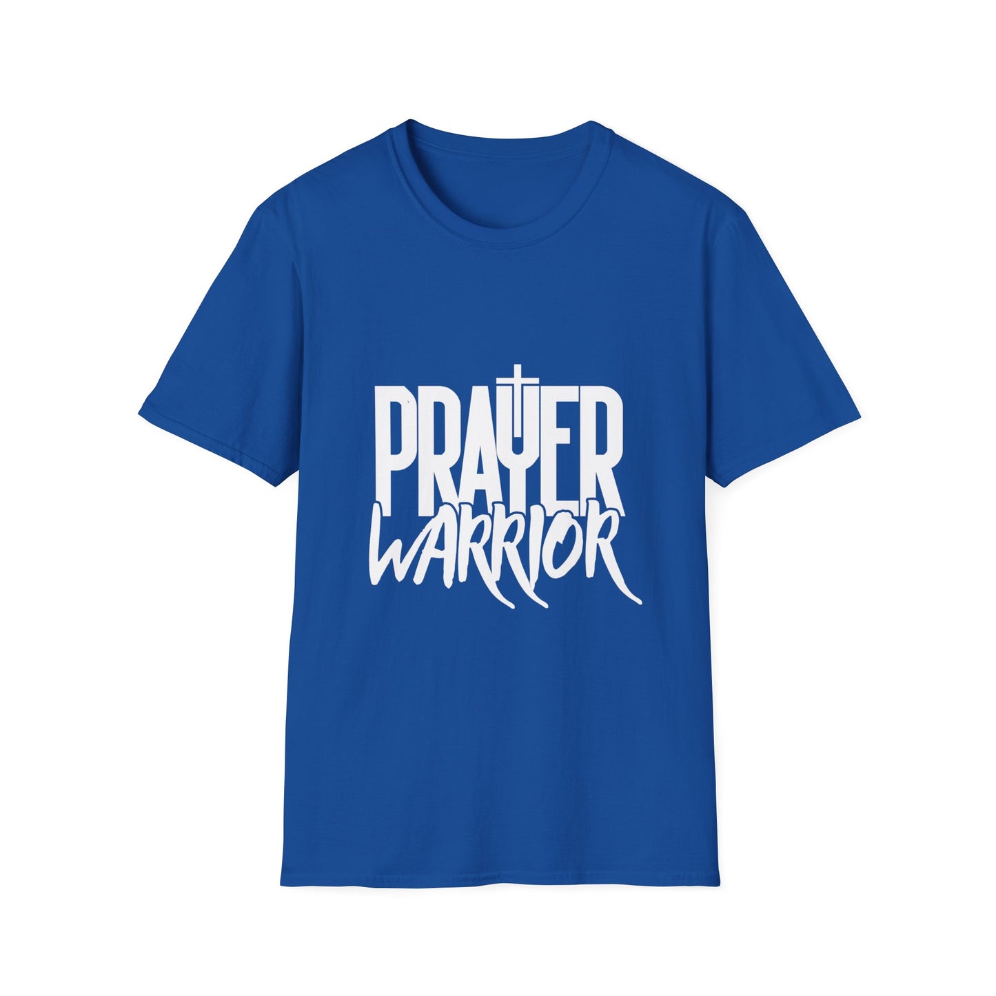 Prayer Warrior Men's Tshirt (White Logo) - Sweet Baby Jeez Teez