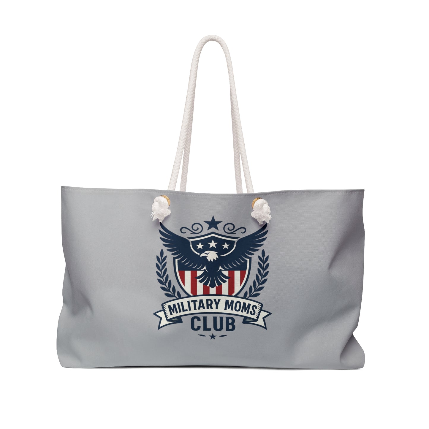 Military Moms Club Weekender Bag (Gray) - Sweet Baby Jeez Teez