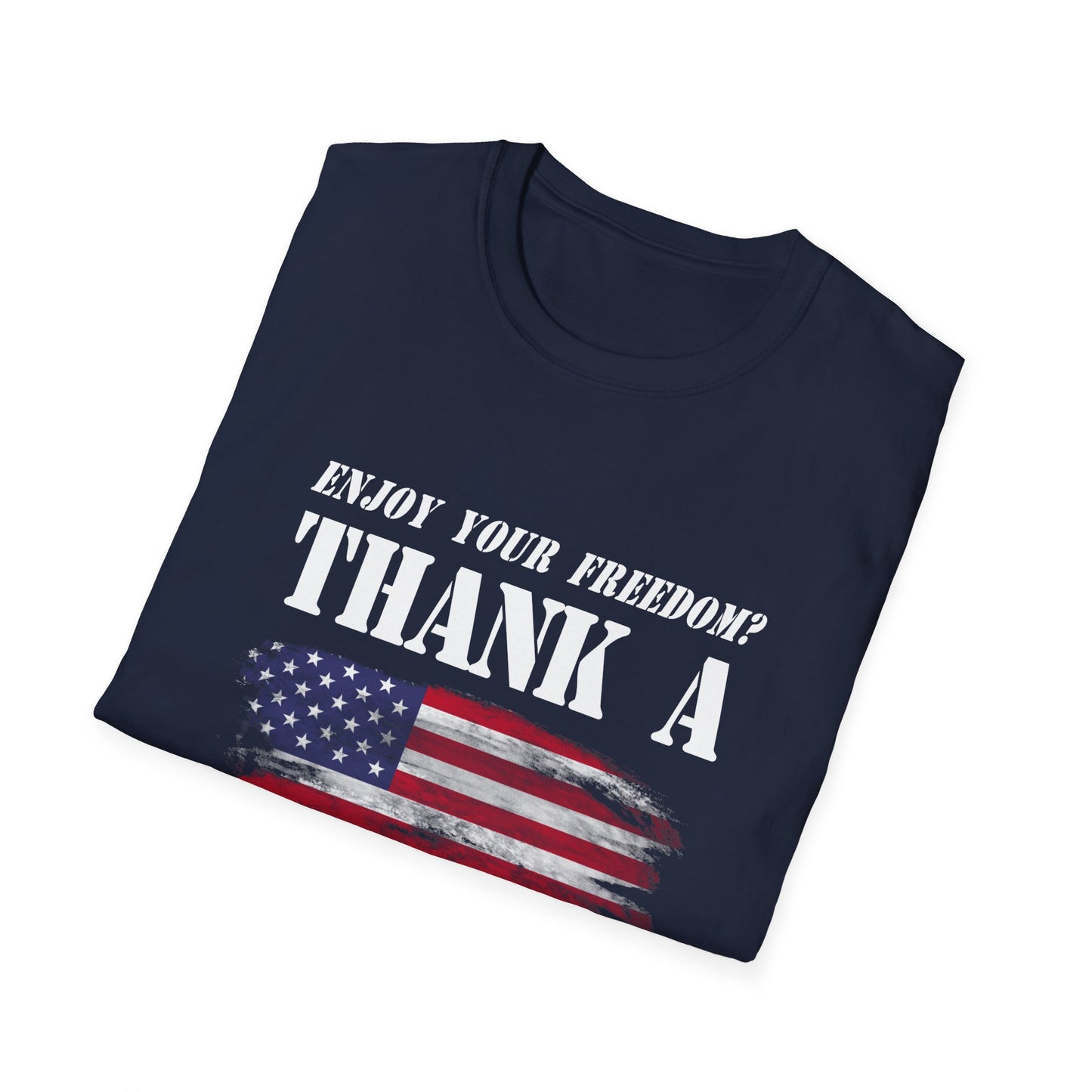 Enjoy Your Freedom Women's Relaxed/Plus Tshirt (MM Flag Logo) - Sweet Baby Jeez Teez