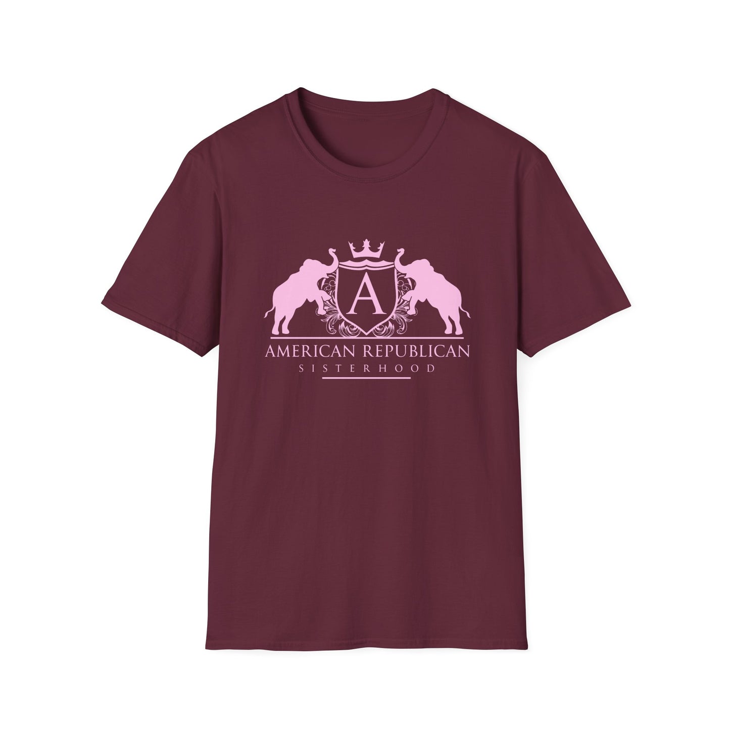 ARS Logo Women's Relaxed/Plus Tshirt (ARS - Baby Pink Logo)