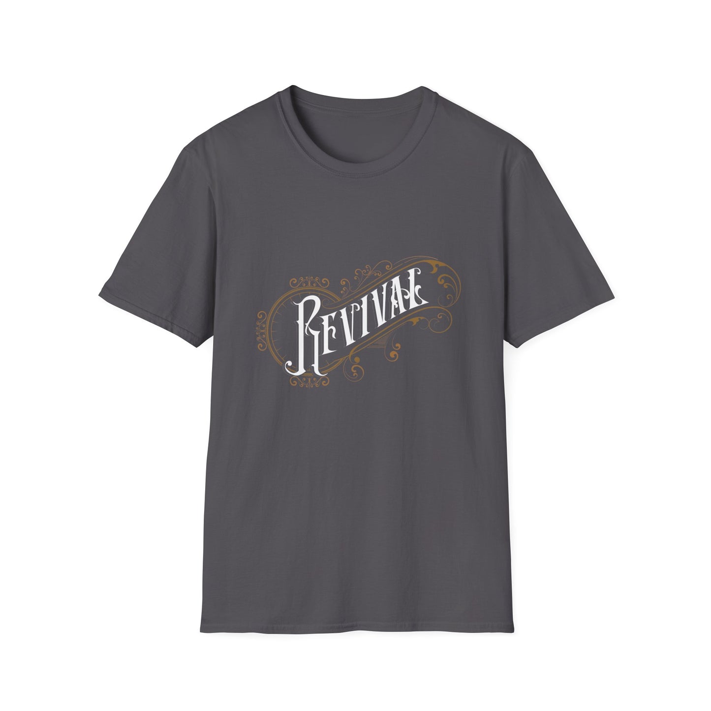 Revival Softstyle Men's Christian T-Shirt (Vintage Logo) - Sweet Baby Jeez Teez