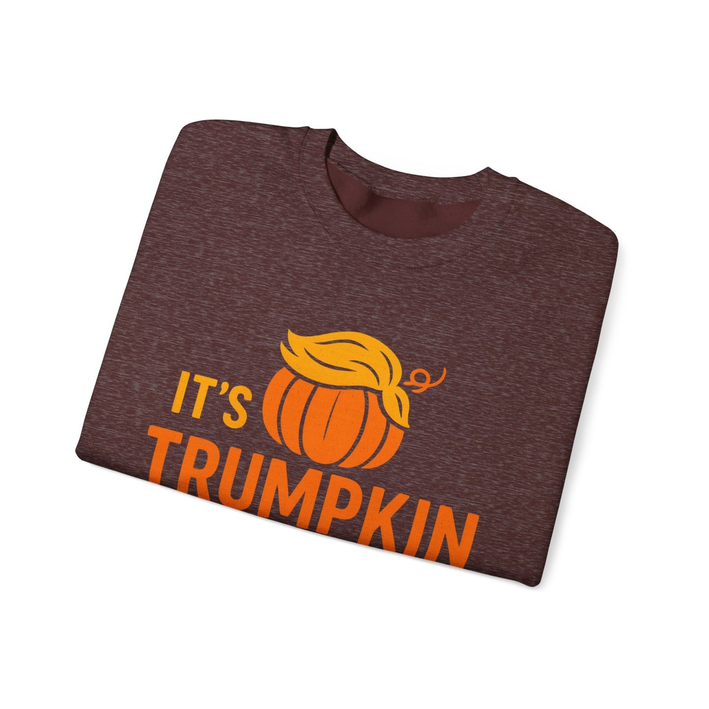TRUMP-kin Spice Unisex Cozy Sweatshirt (Pumpkin Logo)