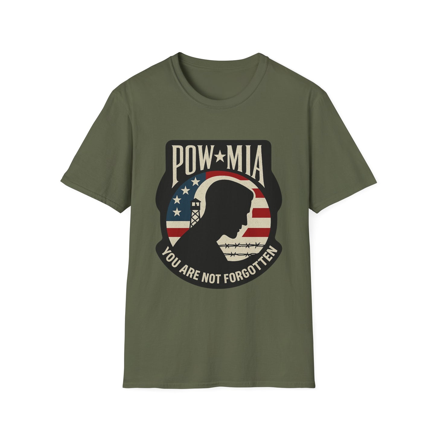 "POW-MIA You are not Forgotten" Military Tribute Unisex T-Shirt