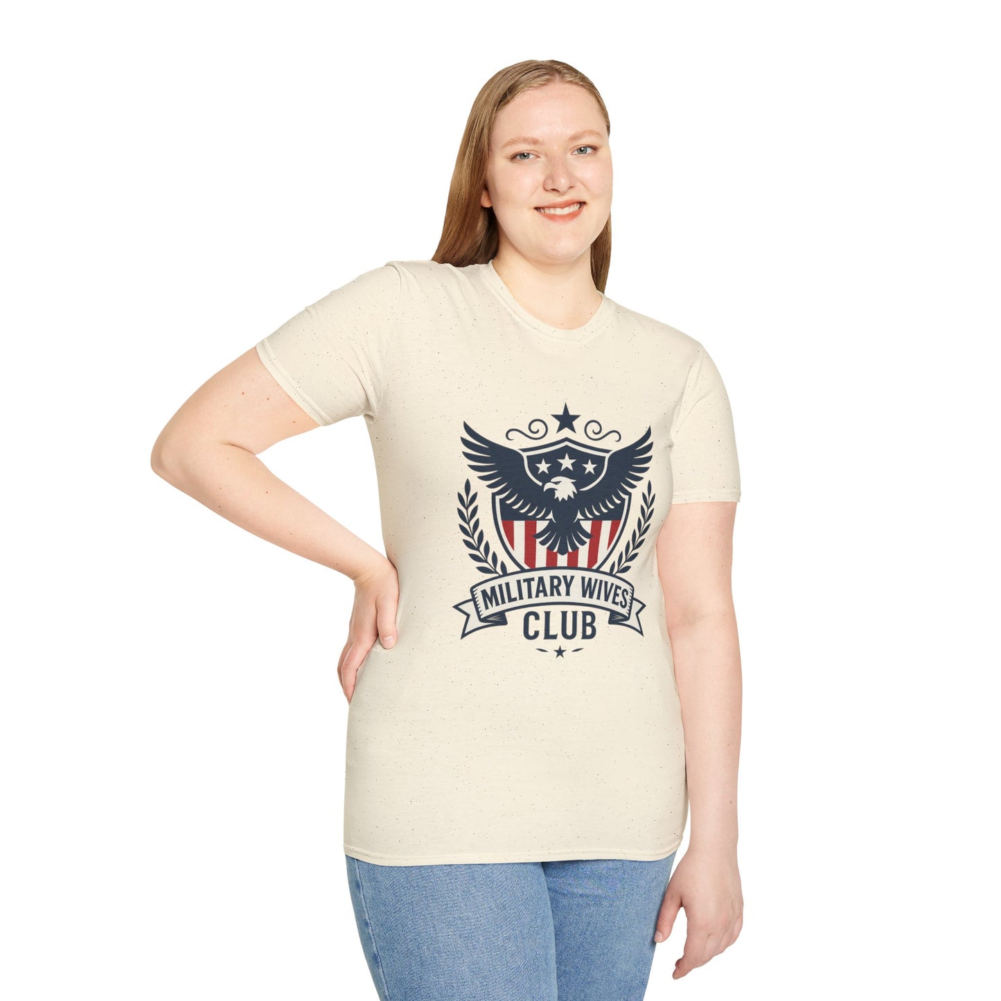 Military Wives Club Women's Relaxed Tshirt (Crest Logo)