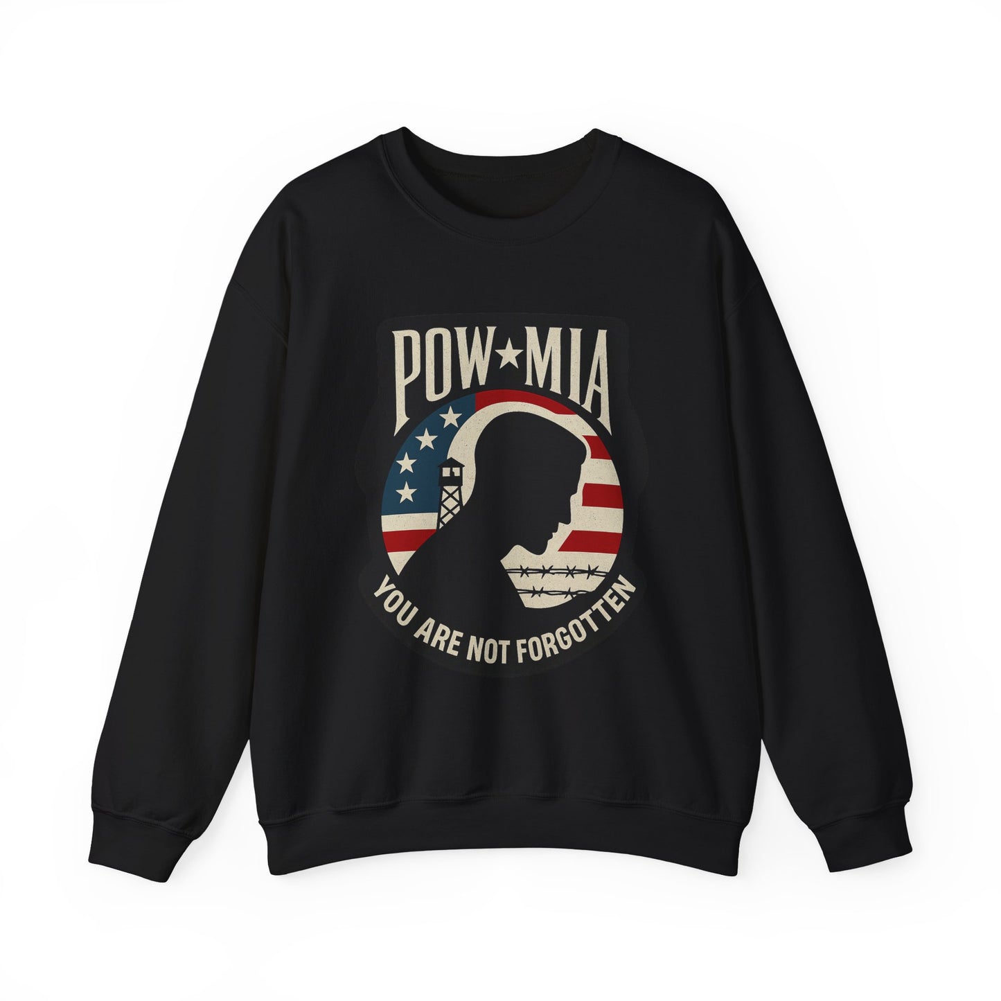 "POW-MIA You are not Forgotten" Military Tribute Unisex Sweatshirt