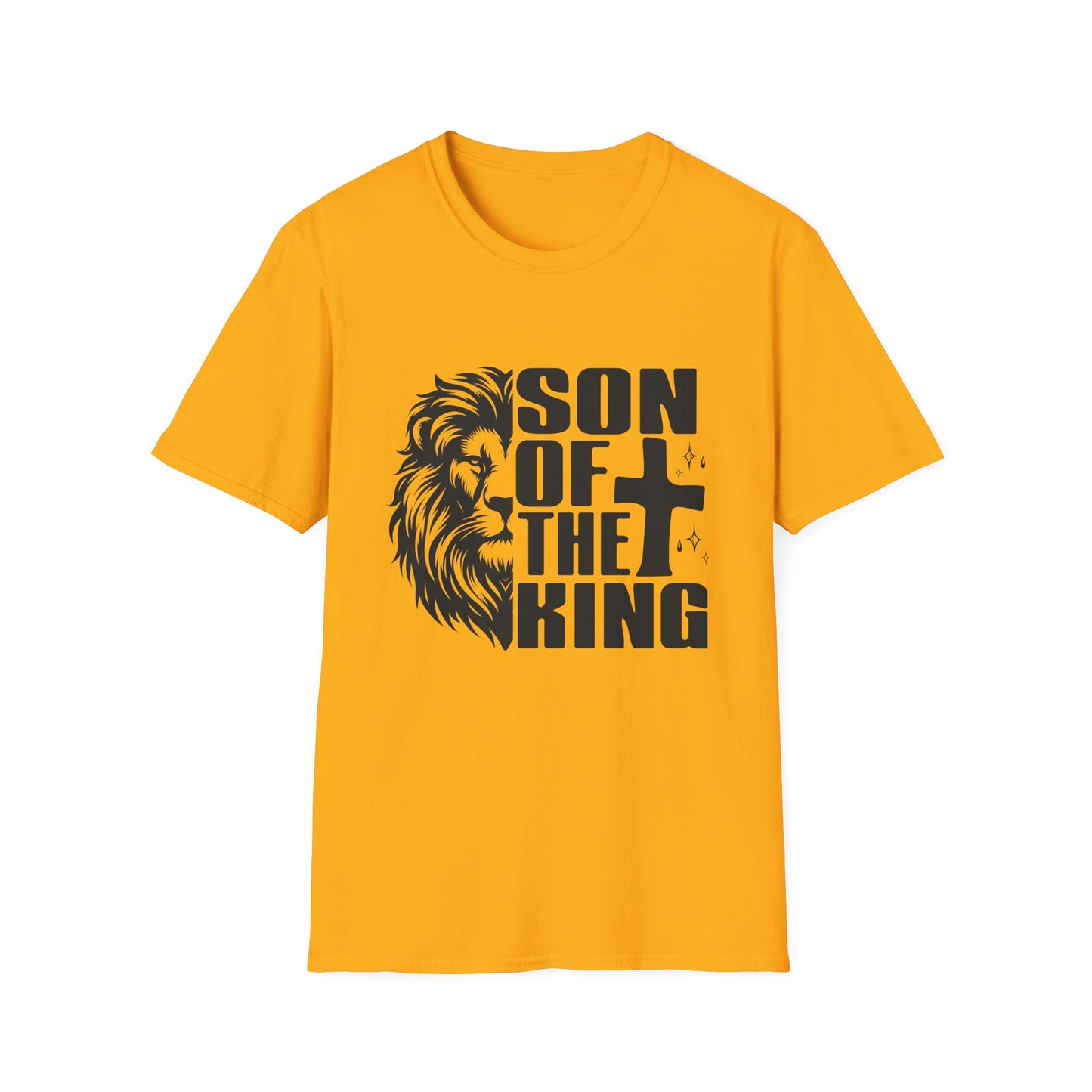 Son of the King Men's Tshirt (Black Logo) - Sweet Baby Jeez Teez