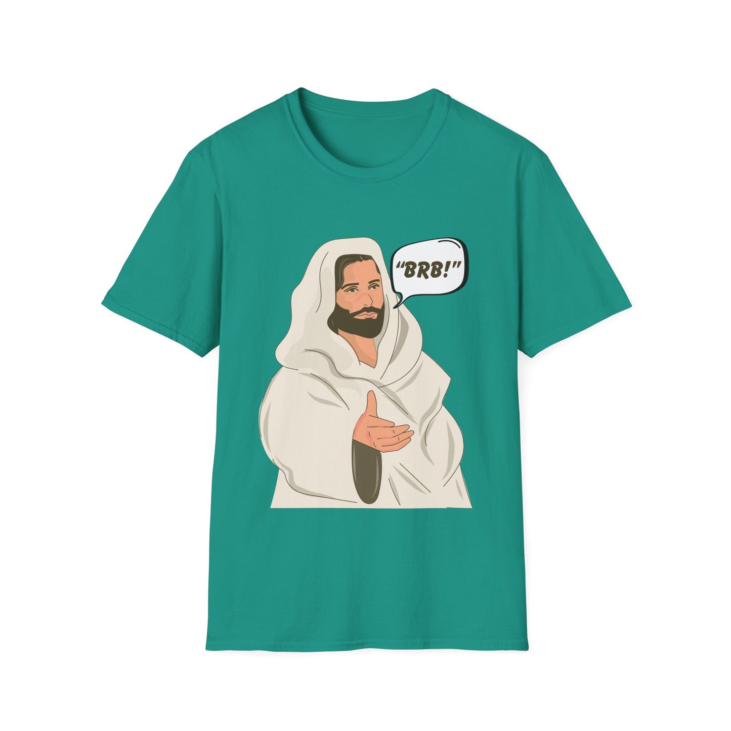 "BRB" Be Right Back Women's Relaxed/Plus Tshirt (Cartoon Logo) - Sweet Baby Jeez Teez