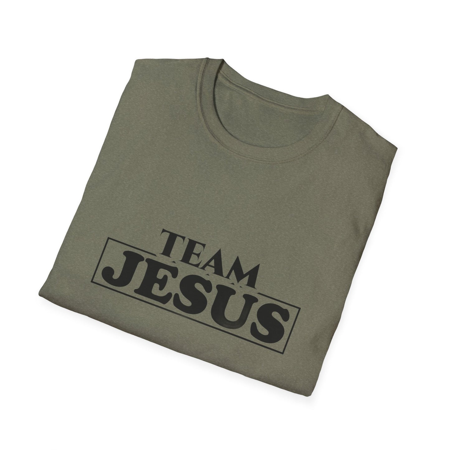 Team Jesus Men's Tshirt (Black Logo) - Sweet Baby Jeez Teez