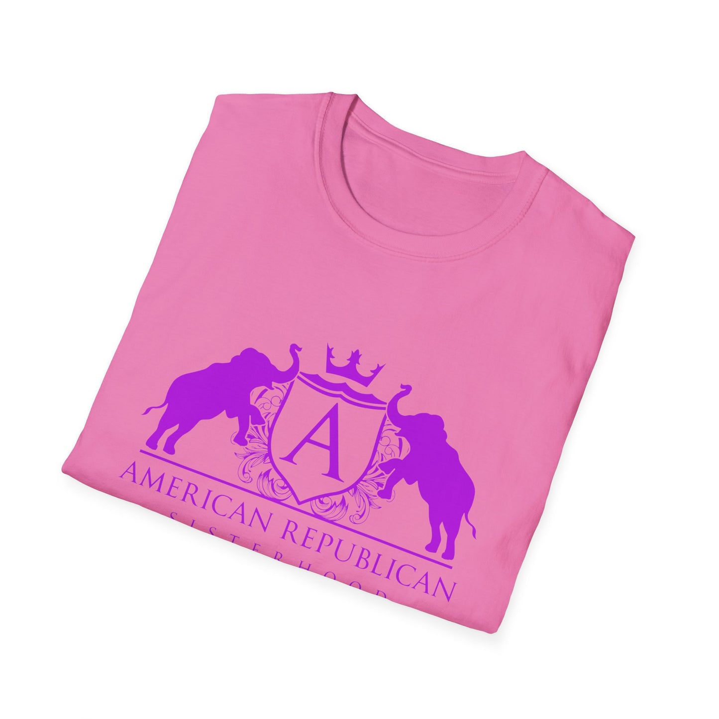 ARS Logo Womens Relaxed/Plus Tshirt (ARS - Hot Pink Logo)