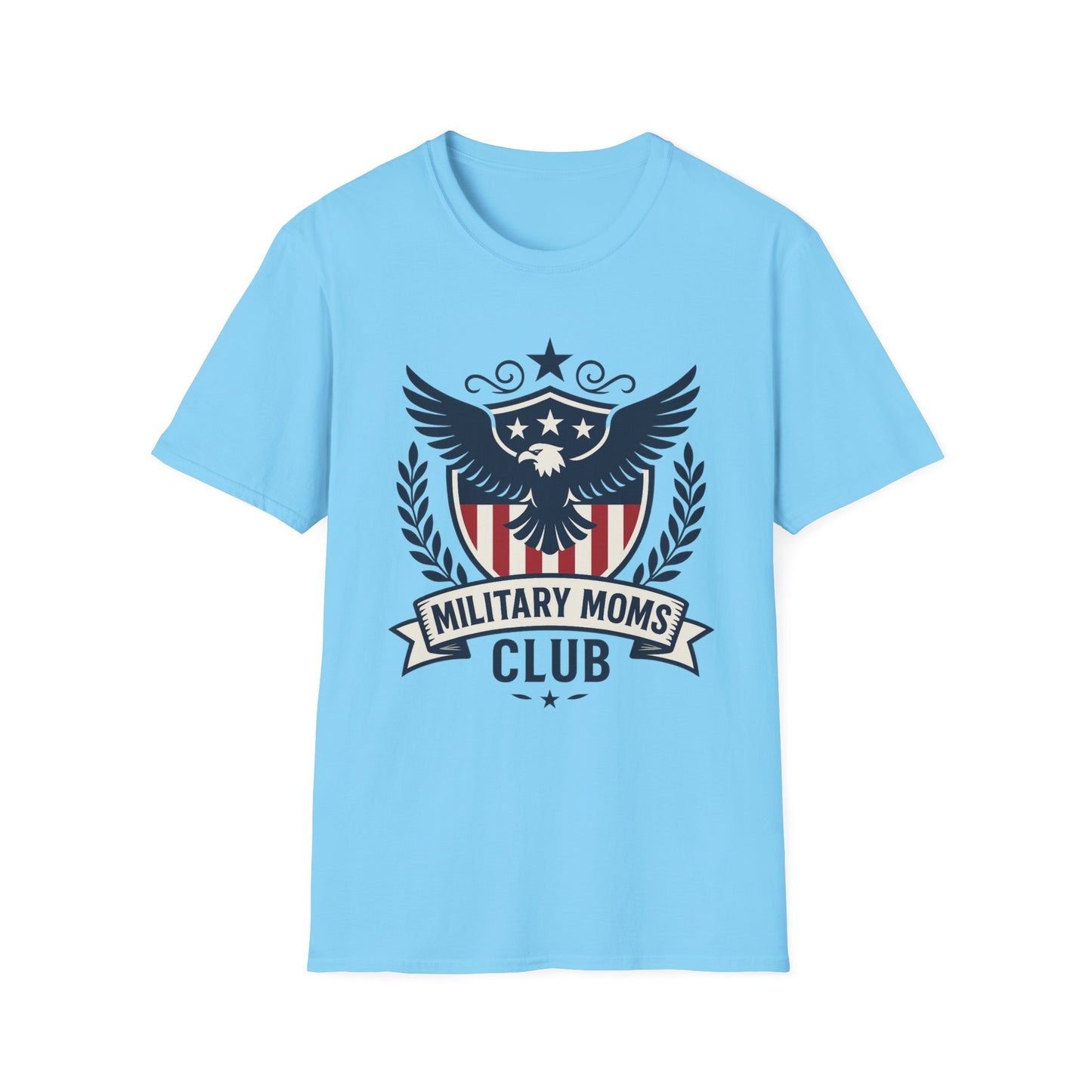 Military Moms Club Women's Relaxed Tshirt (Crest Logo) - Sweet Baby Jeez Teez