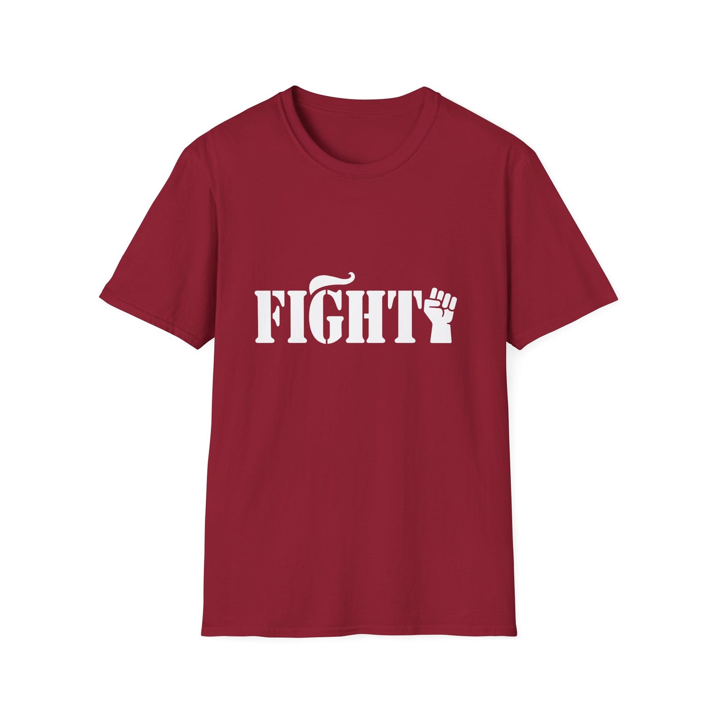 Fight Women's Relaxed/Plus Tshirt (White Fist Logo) - Sweet Baby Jeez Teez
