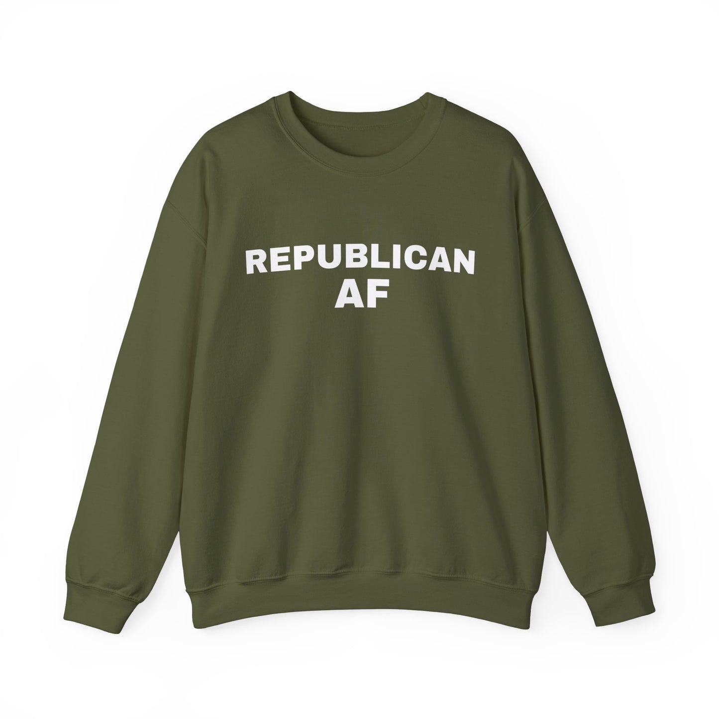 Republican AF Women's Sweatshirt (White Logo) - Sweet Baby Jeez Teez
