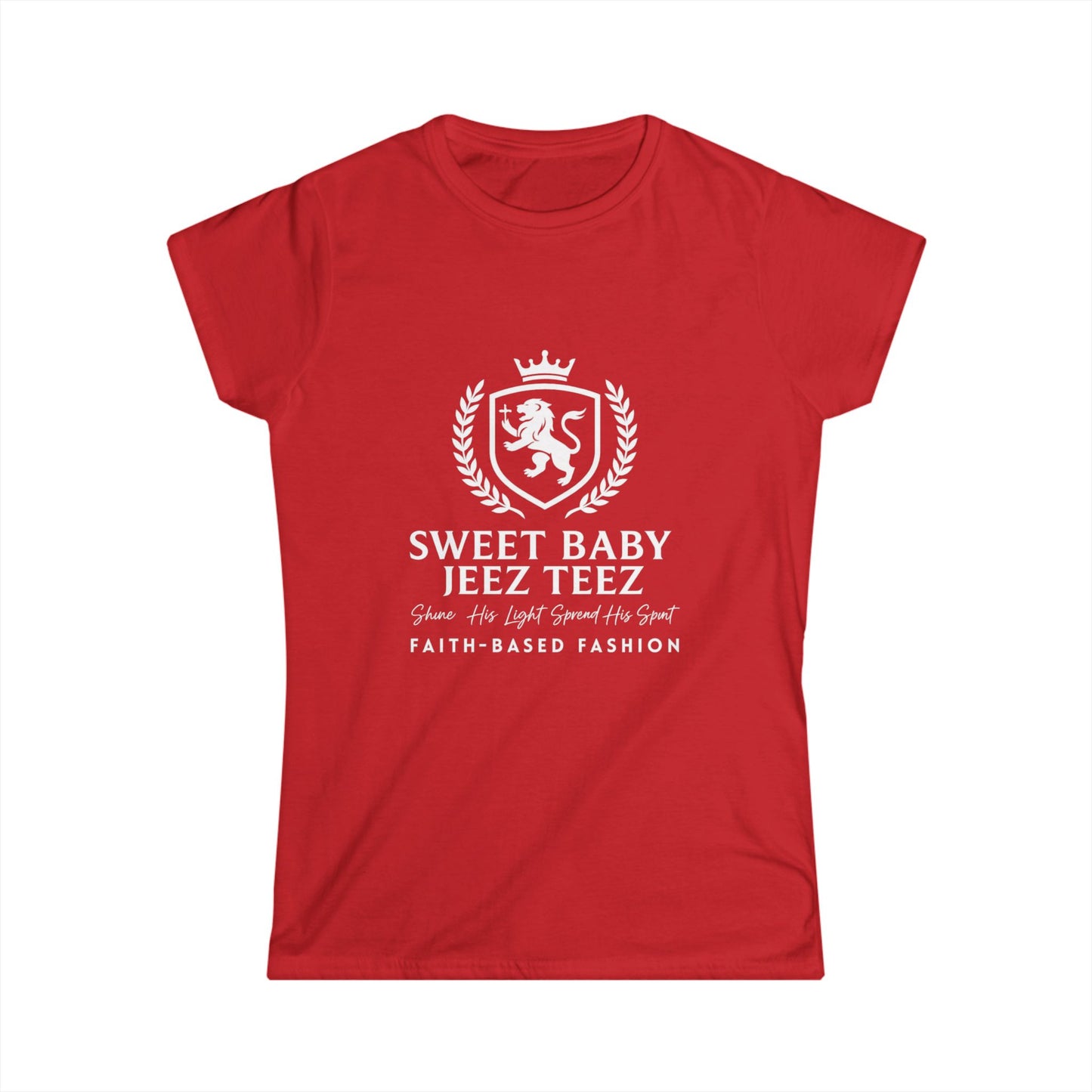 Sweet Baby Jeez Teez Faith-Based Fashion Semi-Fitted Women's Tshirt