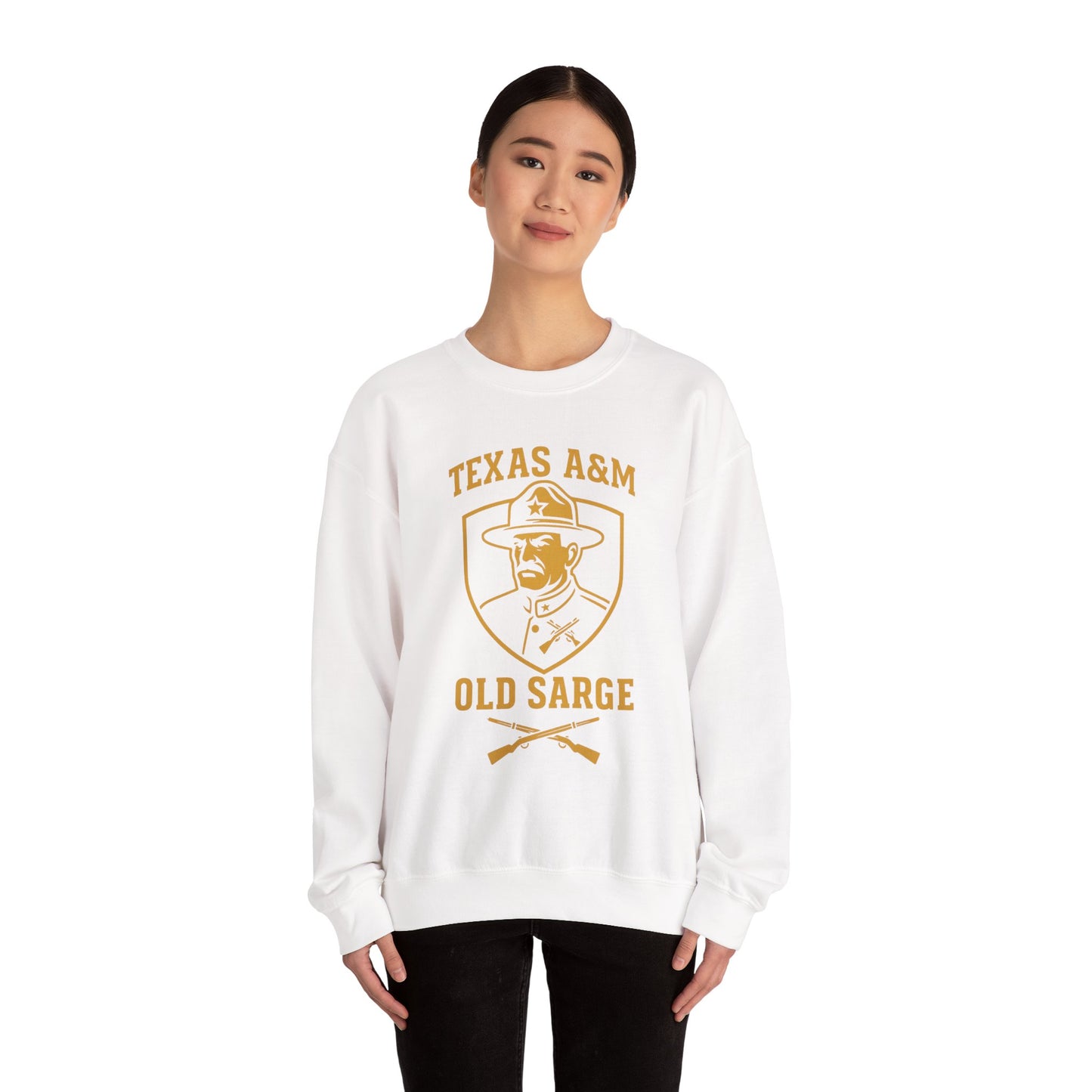 Vintage Texas A&M Old Sarge Cozy Unisex Crewneck Sweatshirt